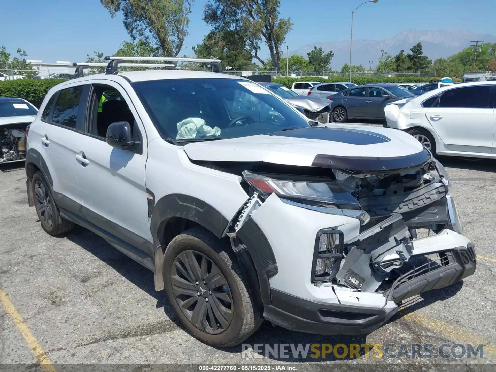 1 Photograph of a damaged car JA4ARUAU4RU005267 MITSUBISHI OUTLANDER SPORT 2024