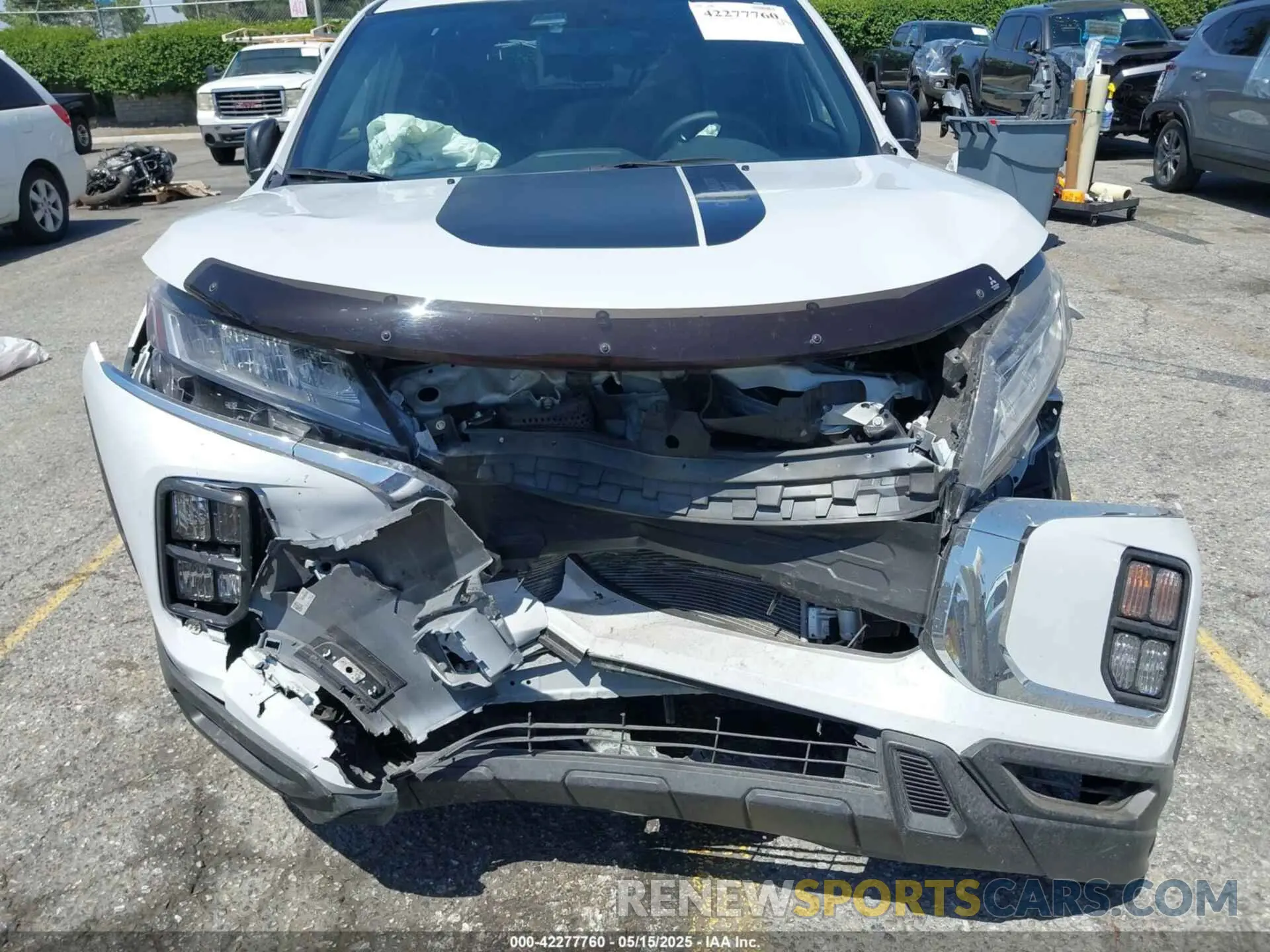 6 Photograph of a damaged car JA4ARUAU4RU005267 MITSUBISHI OUTLANDER SPORT 2024