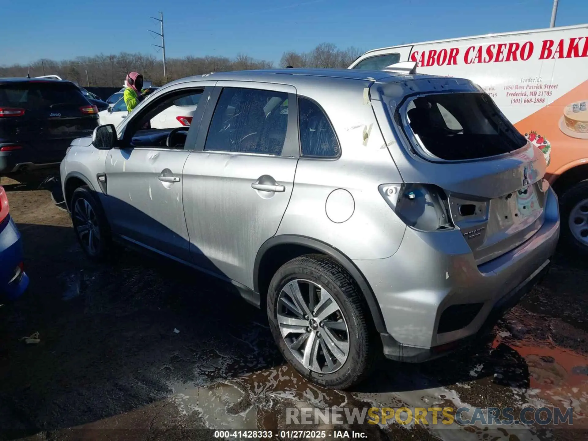 3 Photograph of a damaged car JA4ARUAU4RU007455 MITSUBISHI OUTLANDER SPORT 2024