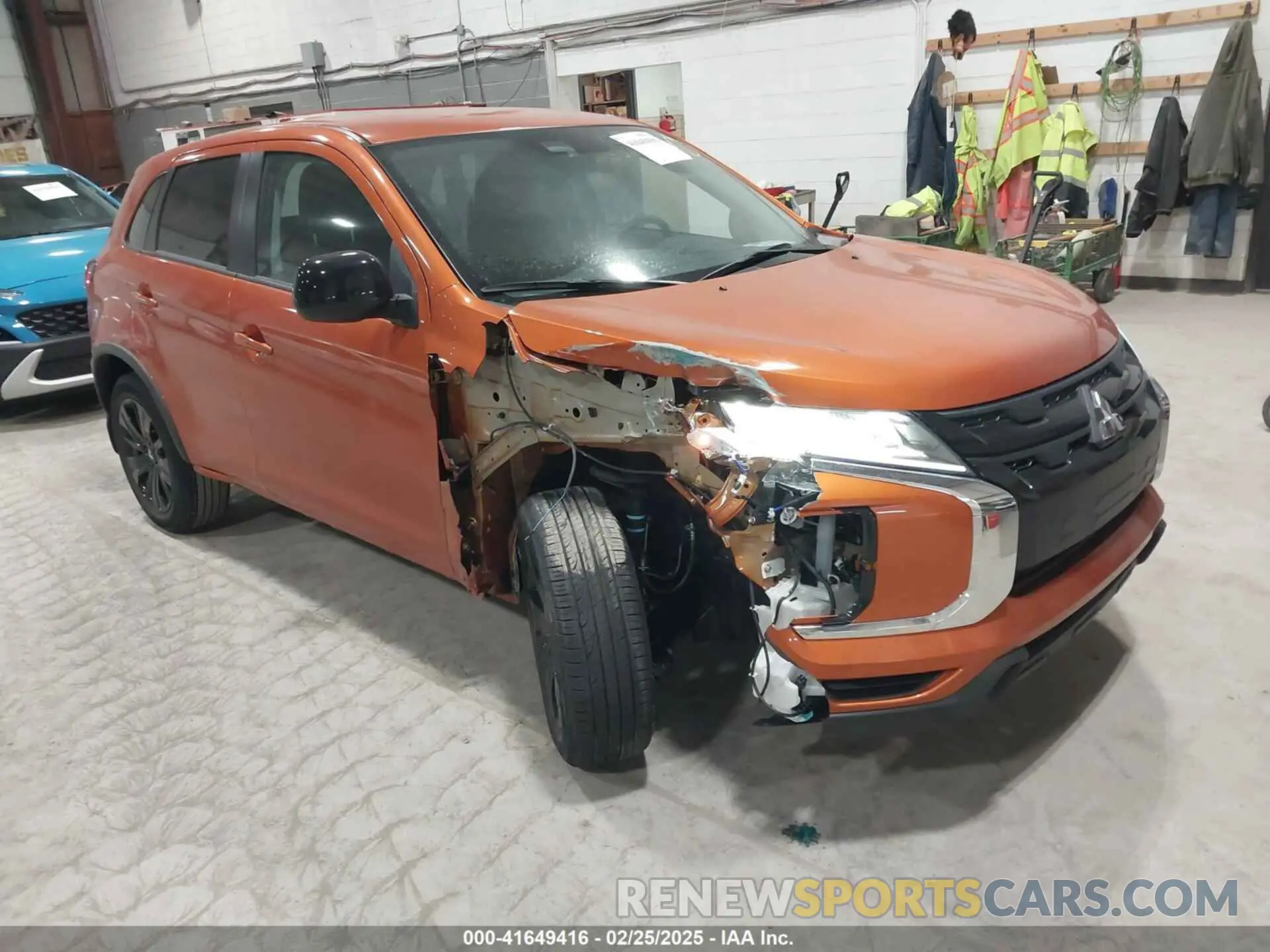 1 Photograph of a damaged car JA4ARUAU4RU012462 MITSUBISHI OUTLANDER SPORT 2024
