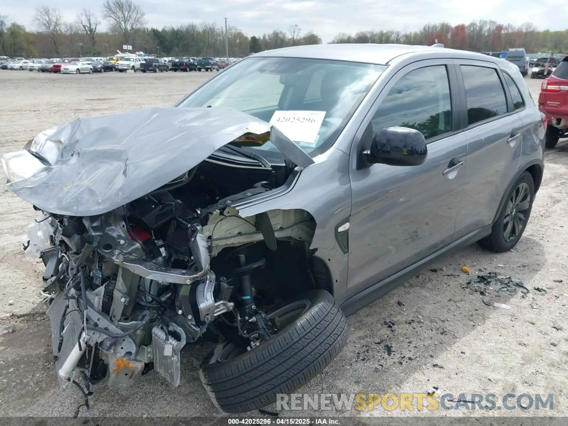 2 Photograph of a damaged car JA4ARUAU4RU017922 MITSUBISHI OUTLANDER SPORT 2024