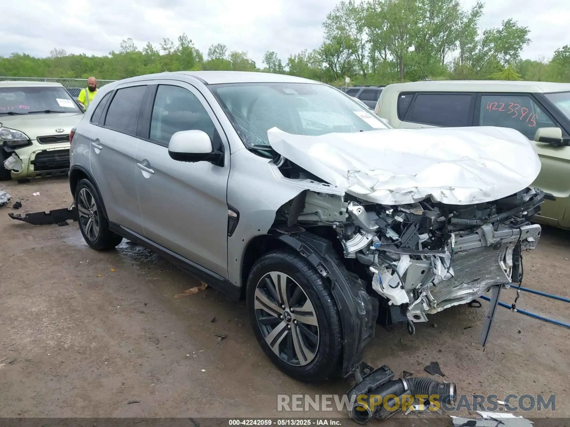 1 Photograph of a damaged car JA4ARUAU5RU005939 MITSUBISHI OUTLANDER SPORT 2024