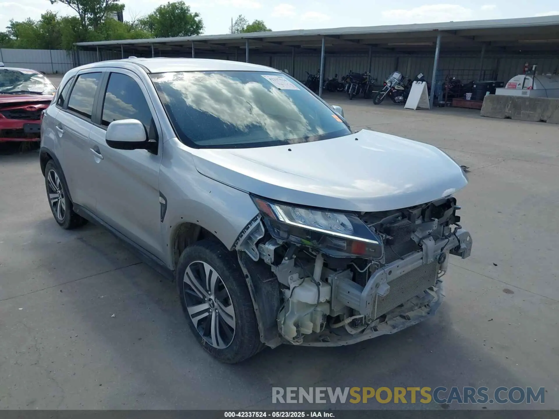 1 Photograph of a damaged car JA4ARUAU5RU012986 MITSUBISHI OUTLANDER SPORT 2024