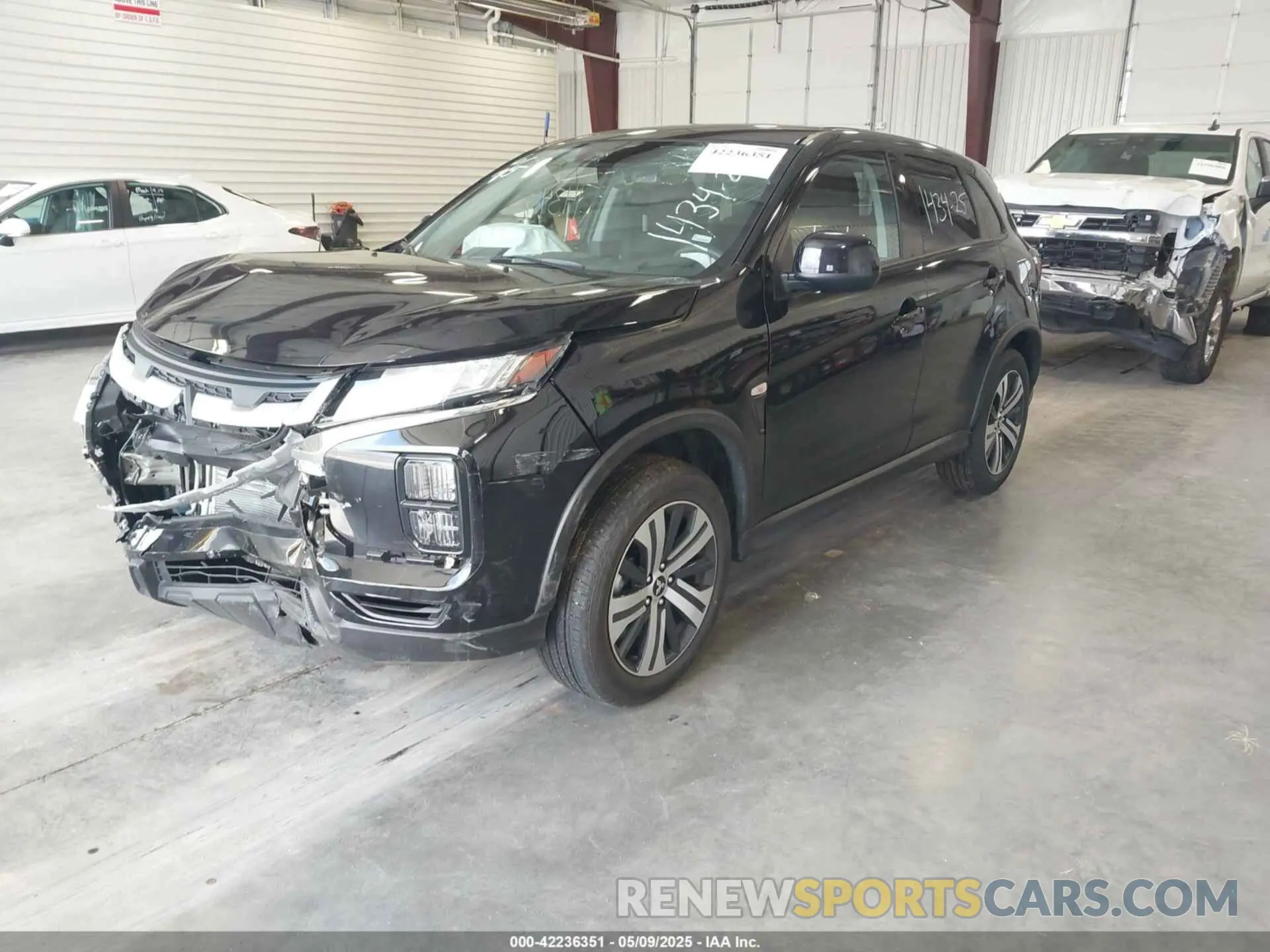 2 Photograph of a damaged car JA4ARUAU5RU025687 MITSUBISHI OUTLANDER SPORT 2024