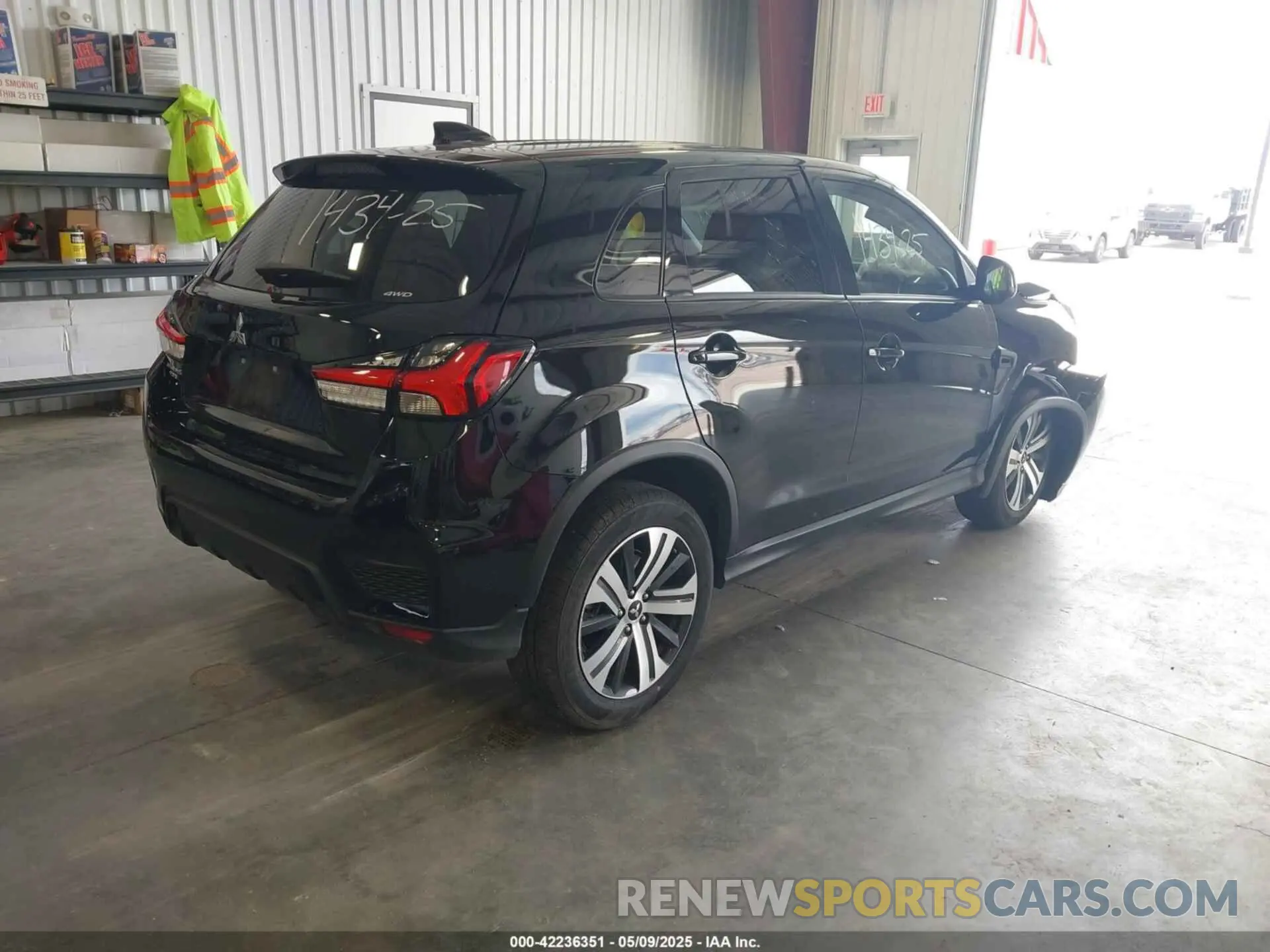 4 Photograph of a damaged car JA4ARUAU5RU025687 MITSUBISHI OUTLANDER SPORT 2024