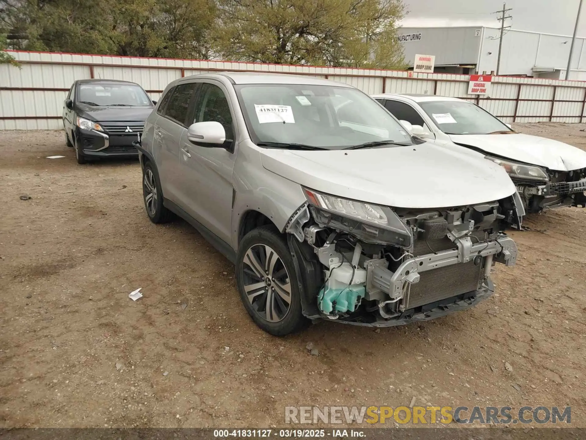 1 Photograph of a damaged car JA4ARUAU6RU008705 MITSUBISHI OUTLANDER SPORT 2024