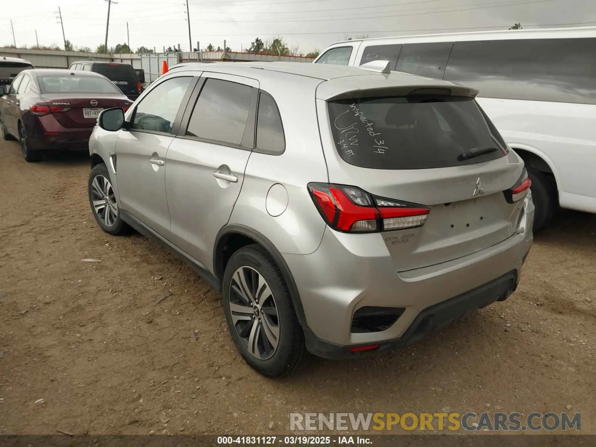 3 Photograph of a damaged car JA4ARUAU6RU008705 MITSUBISHI OUTLANDER SPORT 2024