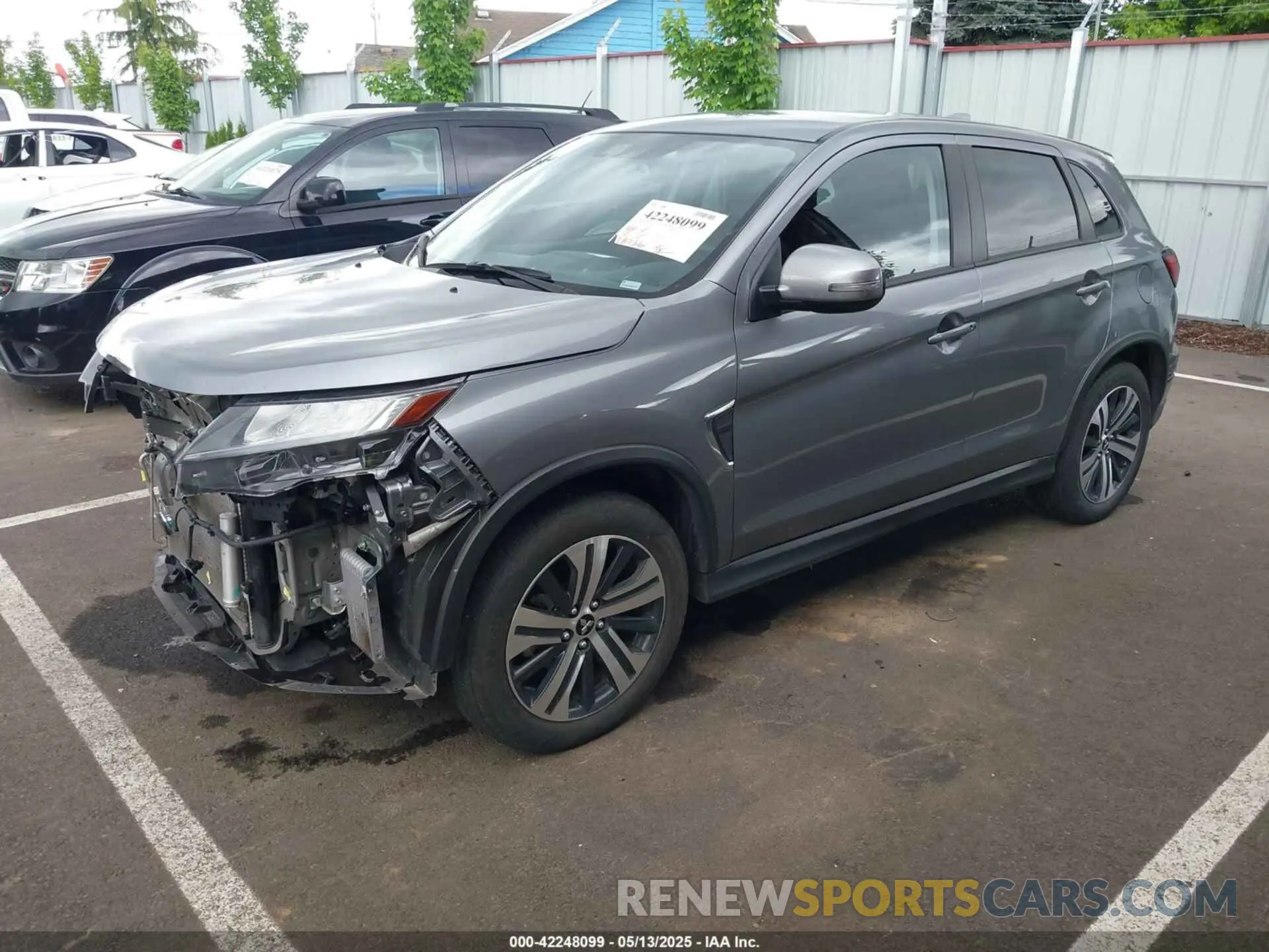 2 Photograph of a damaged car JA4ARUAU6RU013578 MITSUBISHI OUTLANDER SPORT 2024