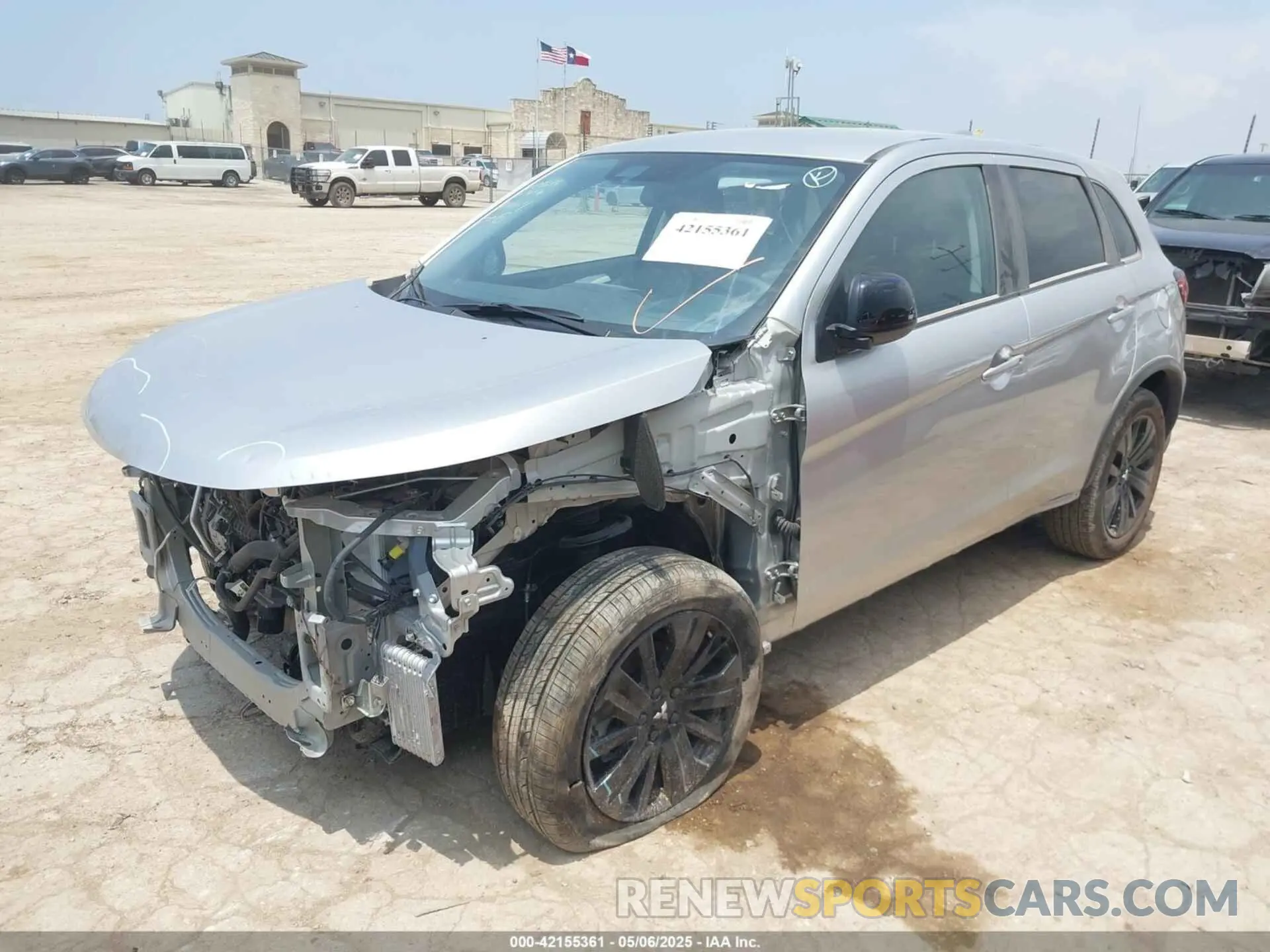 2 Photograph of a damaged car JA4ARUAU6RU017646 MITSUBISHI OUTLANDER SPORT 2024