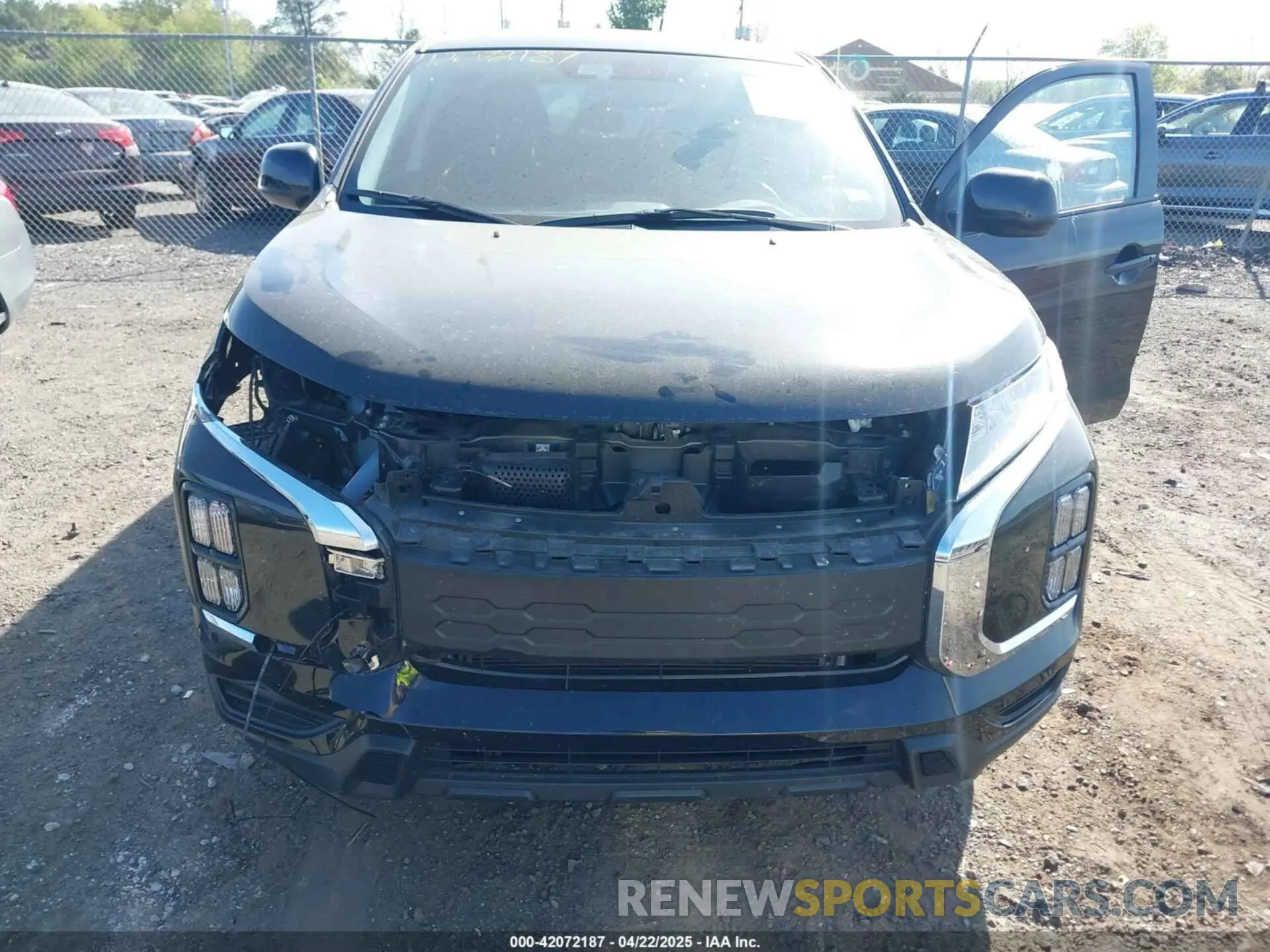 6 Photograph of a damaged car JA4ARUAU6RU025195 MITSUBISHI OUTLANDER SPORT 2024