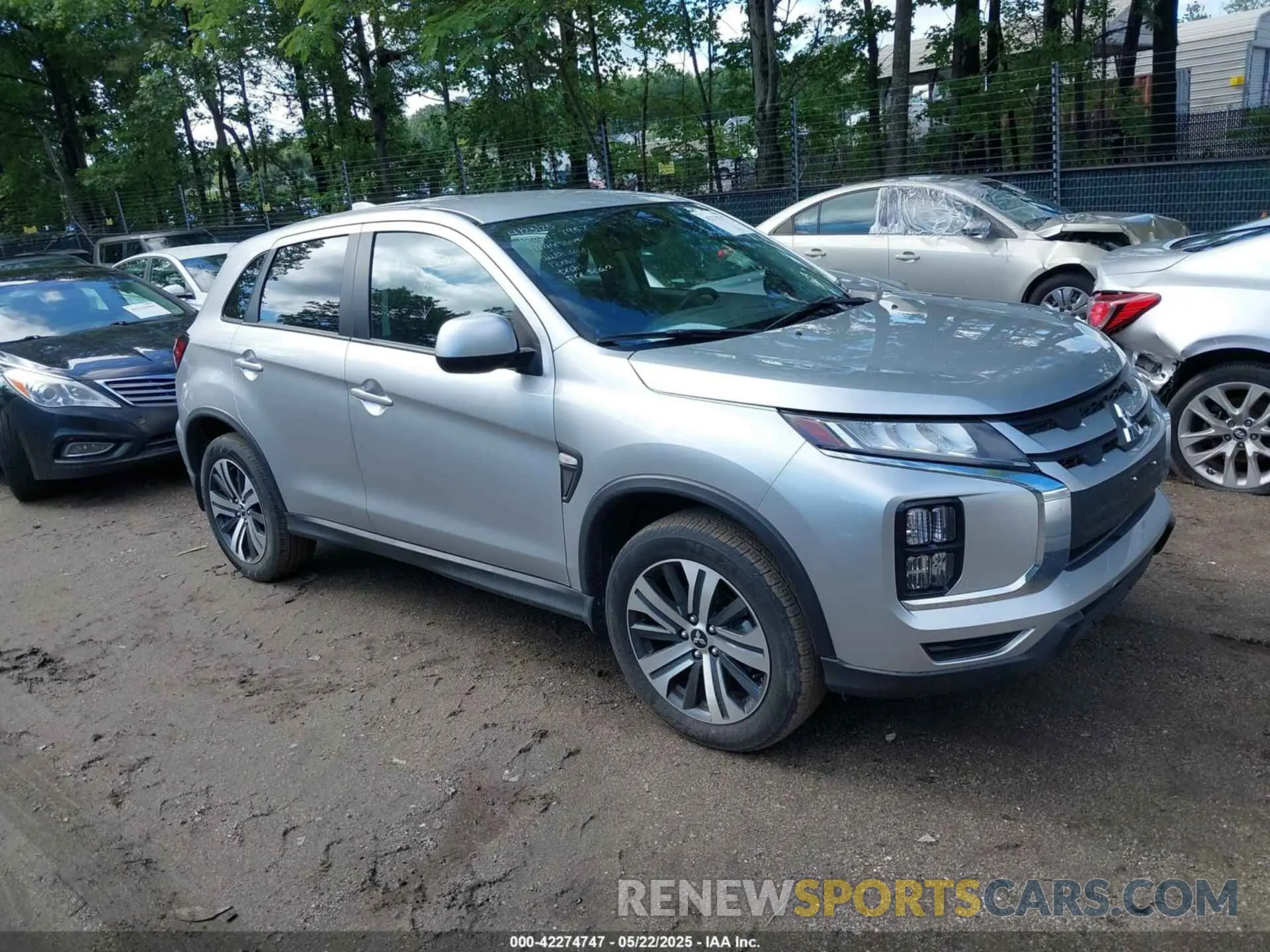 1 Photograph of a damaged car JA4ARUAU7RU016747 MITSUBISHI OUTLANDER SPORT 2024
