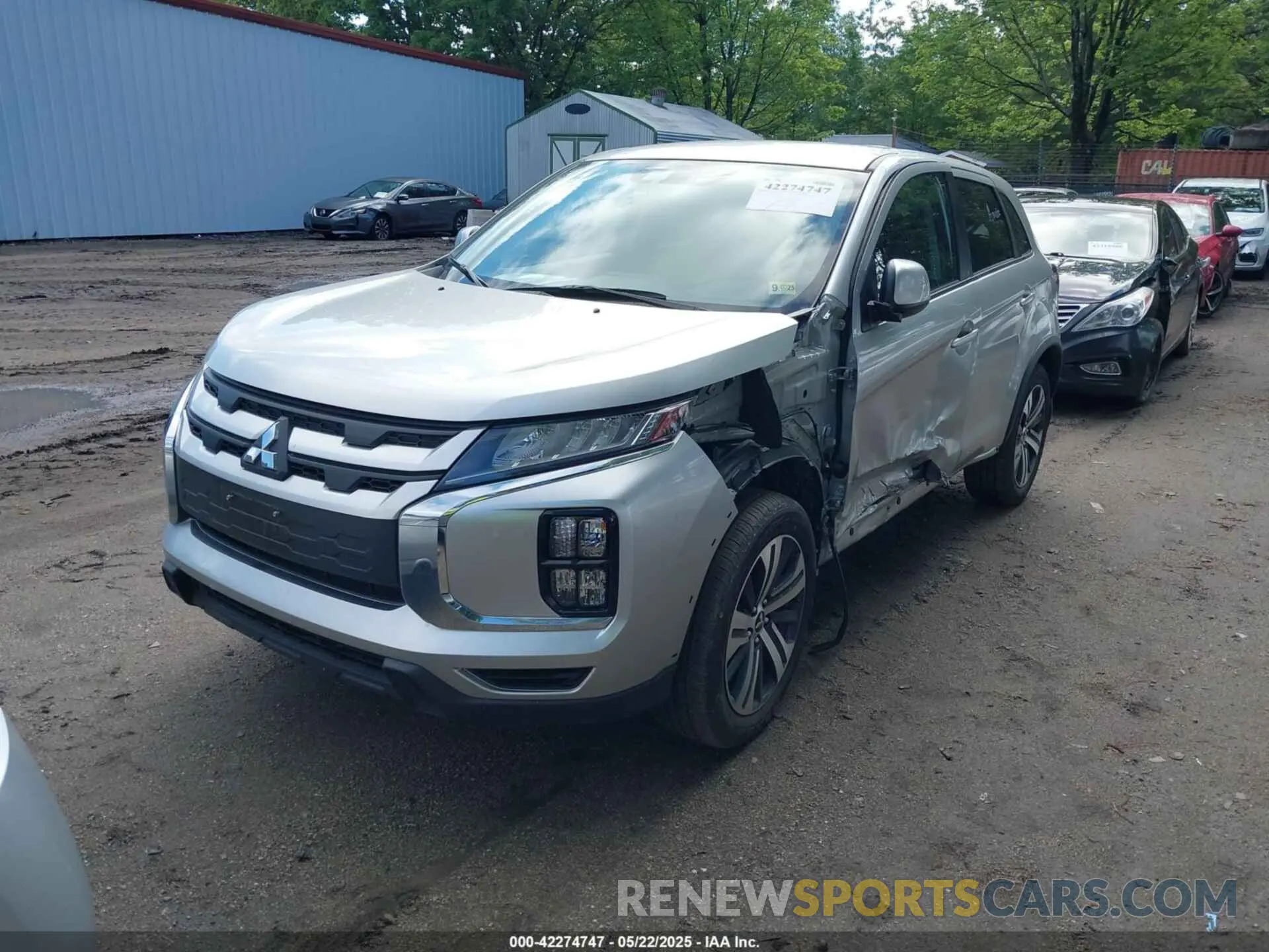 2 Photograph of a damaged car JA4ARUAU7RU016747 MITSUBISHI OUTLANDER SPORT 2024