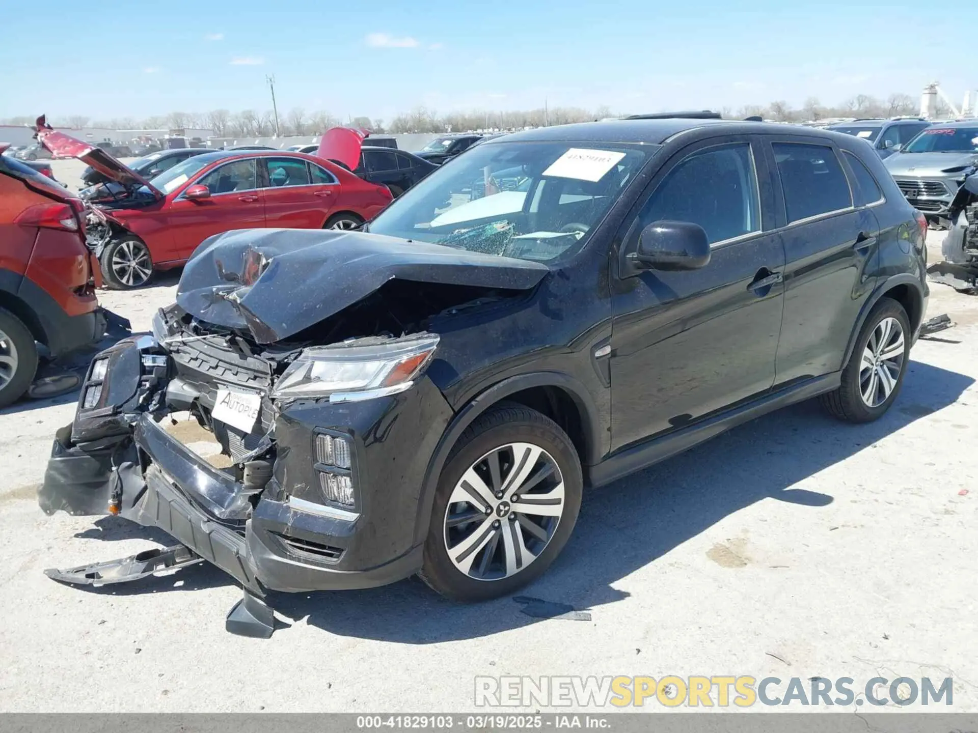 2 Photograph of a damaged car JA4ARUAU8RU013467 MITSUBISHI OUTLANDER SPORT 2024