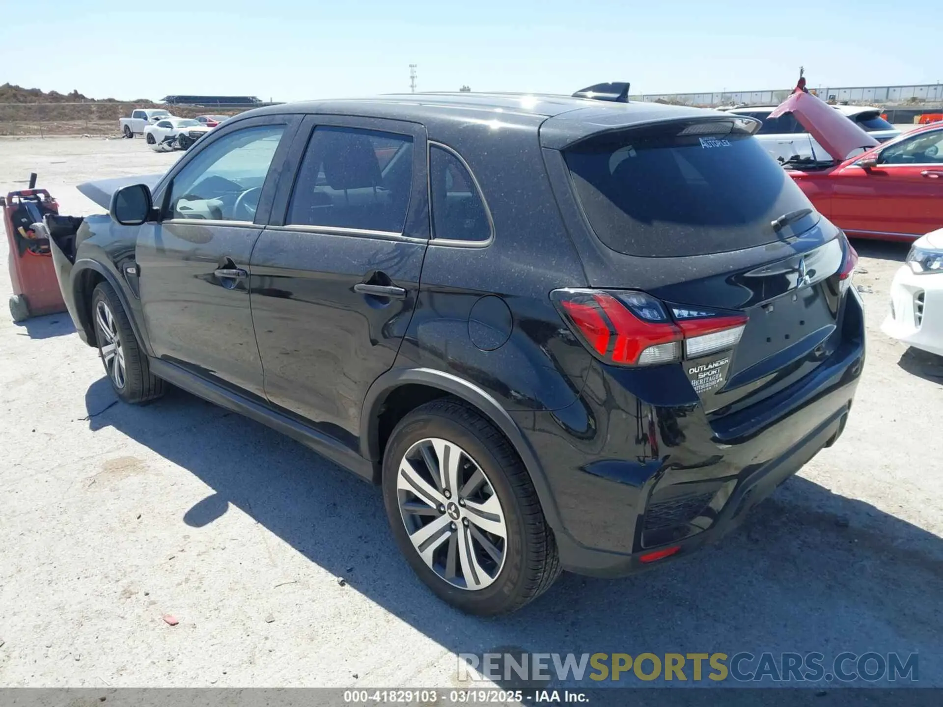 3 Photograph of a damaged car JA4ARUAU8RU013467 MITSUBISHI OUTLANDER SPORT 2024