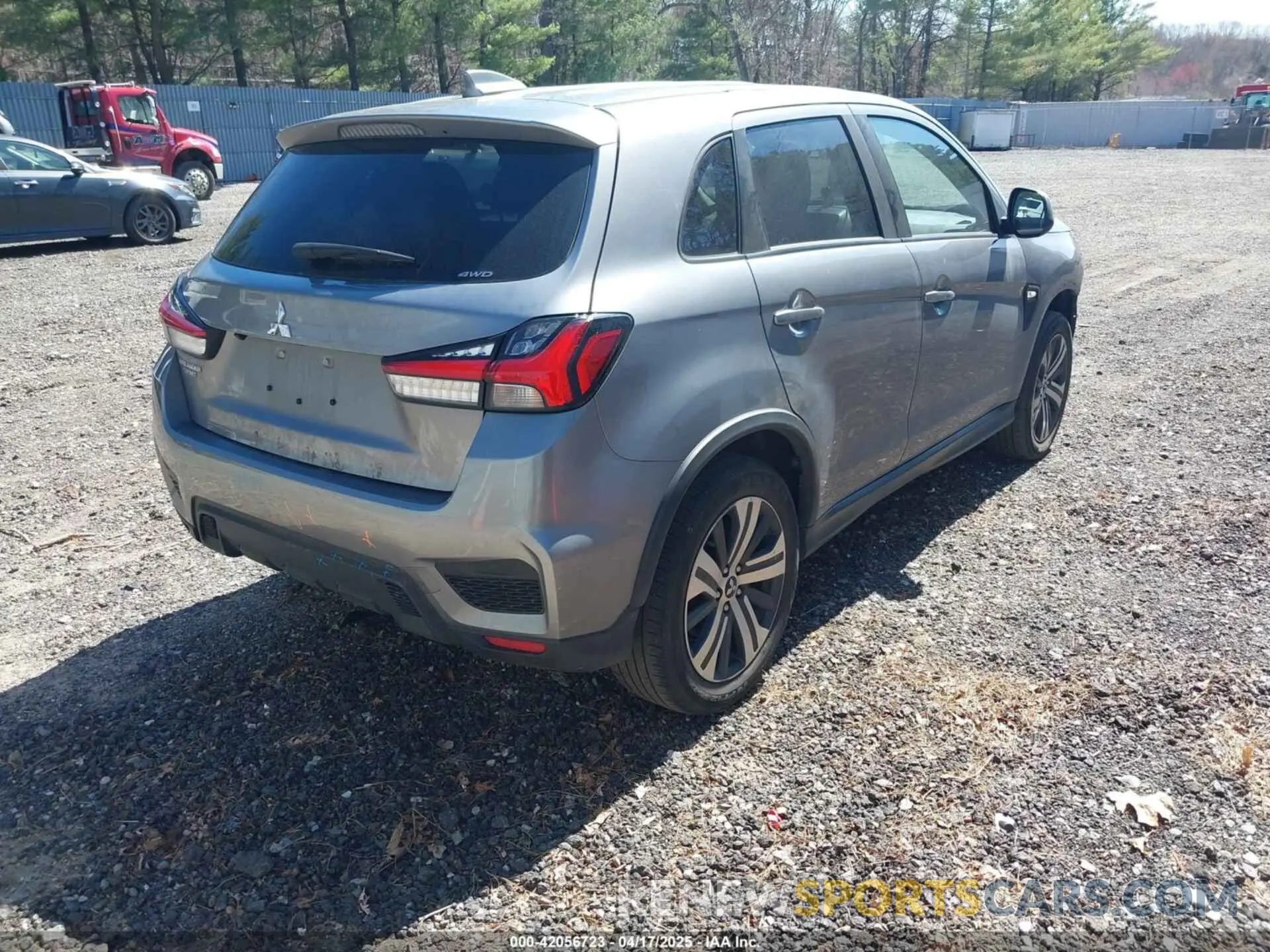 4 Photograph of a damaged car JA4ARUAU9RU003420 MITSUBISHI OUTLANDER SPORT 2024
