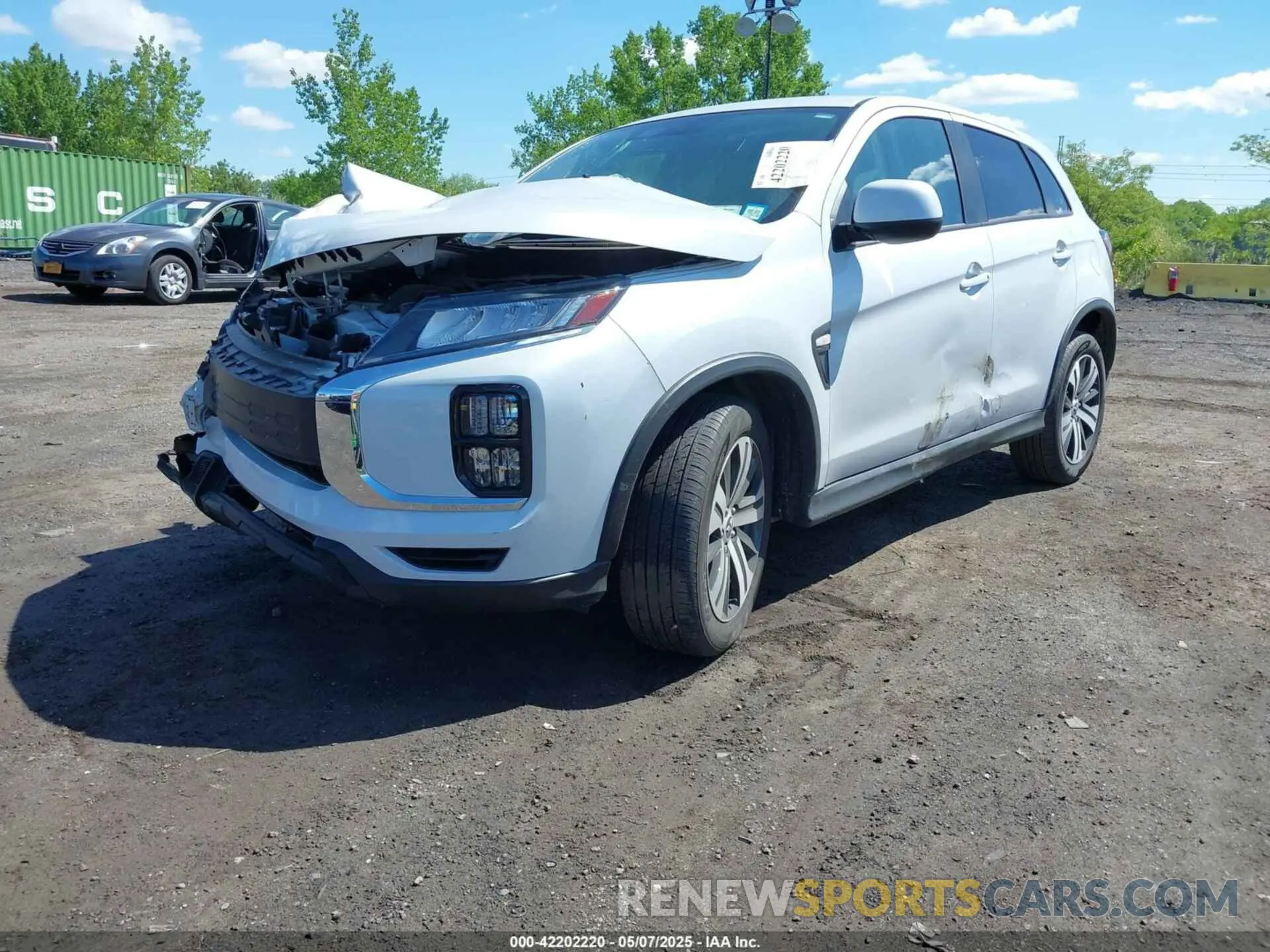 2 Photograph of a damaged car JA4ARUAU9RU014031 MITSUBISHI OUTLANDER SPORT 2024