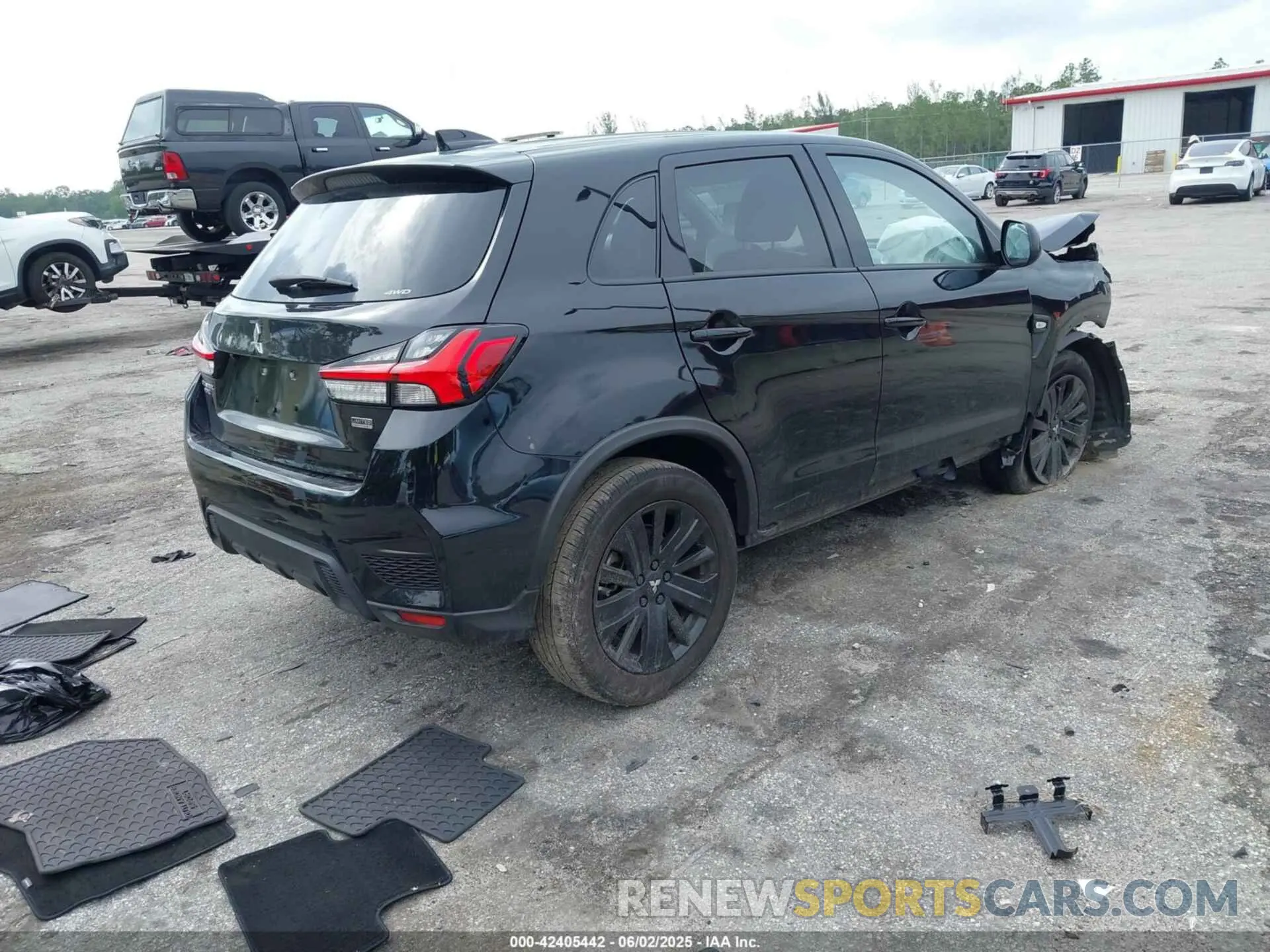 4 Photograph of a damaged car JA4ARUAU9RU014837 MITSUBISHI OUTLANDER SPORT 2024