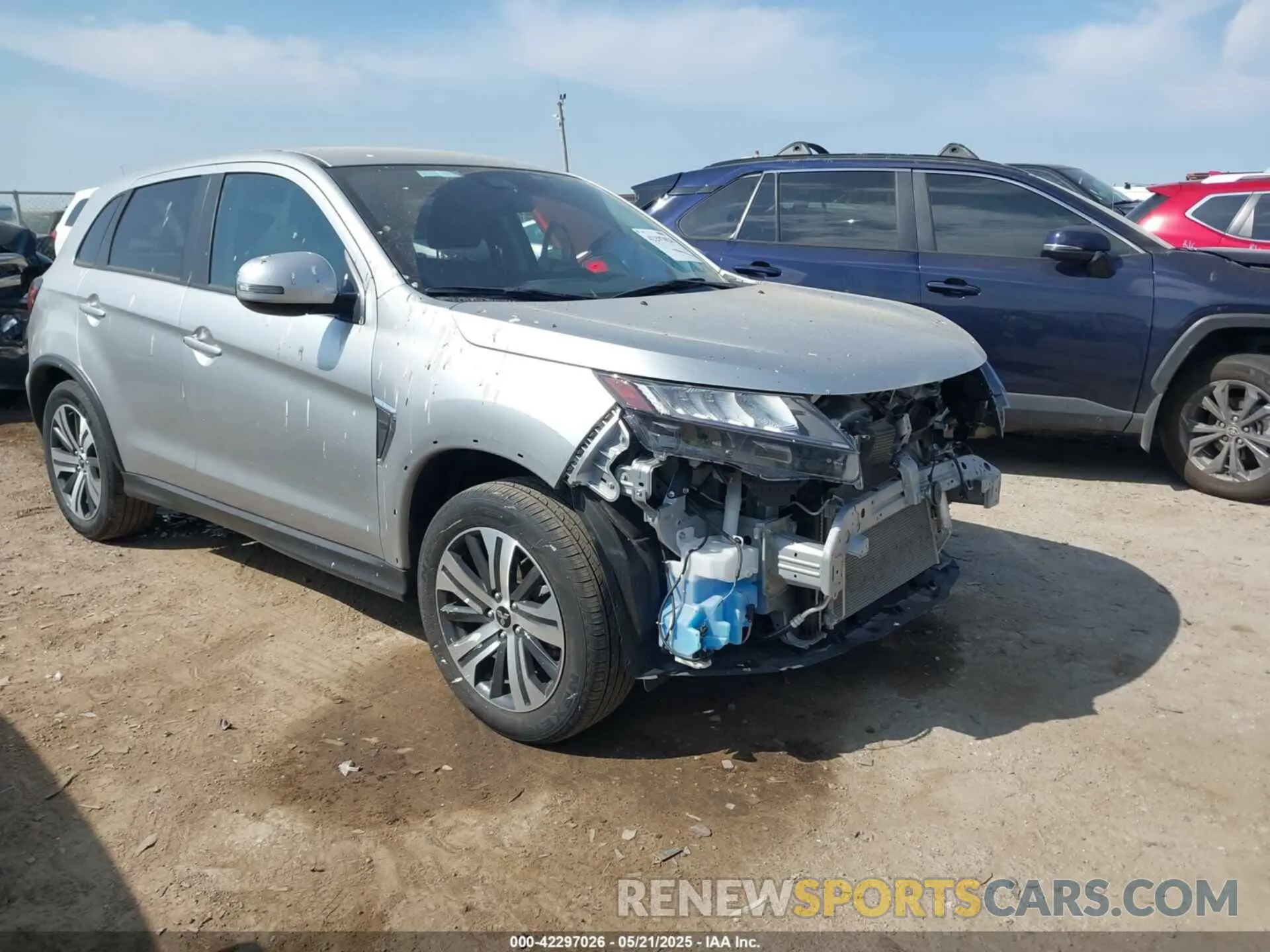 1 Photograph of a damaged car JA4ARUAUXRU008206 MITSUBISHI OUTLANDER SPORT 2024