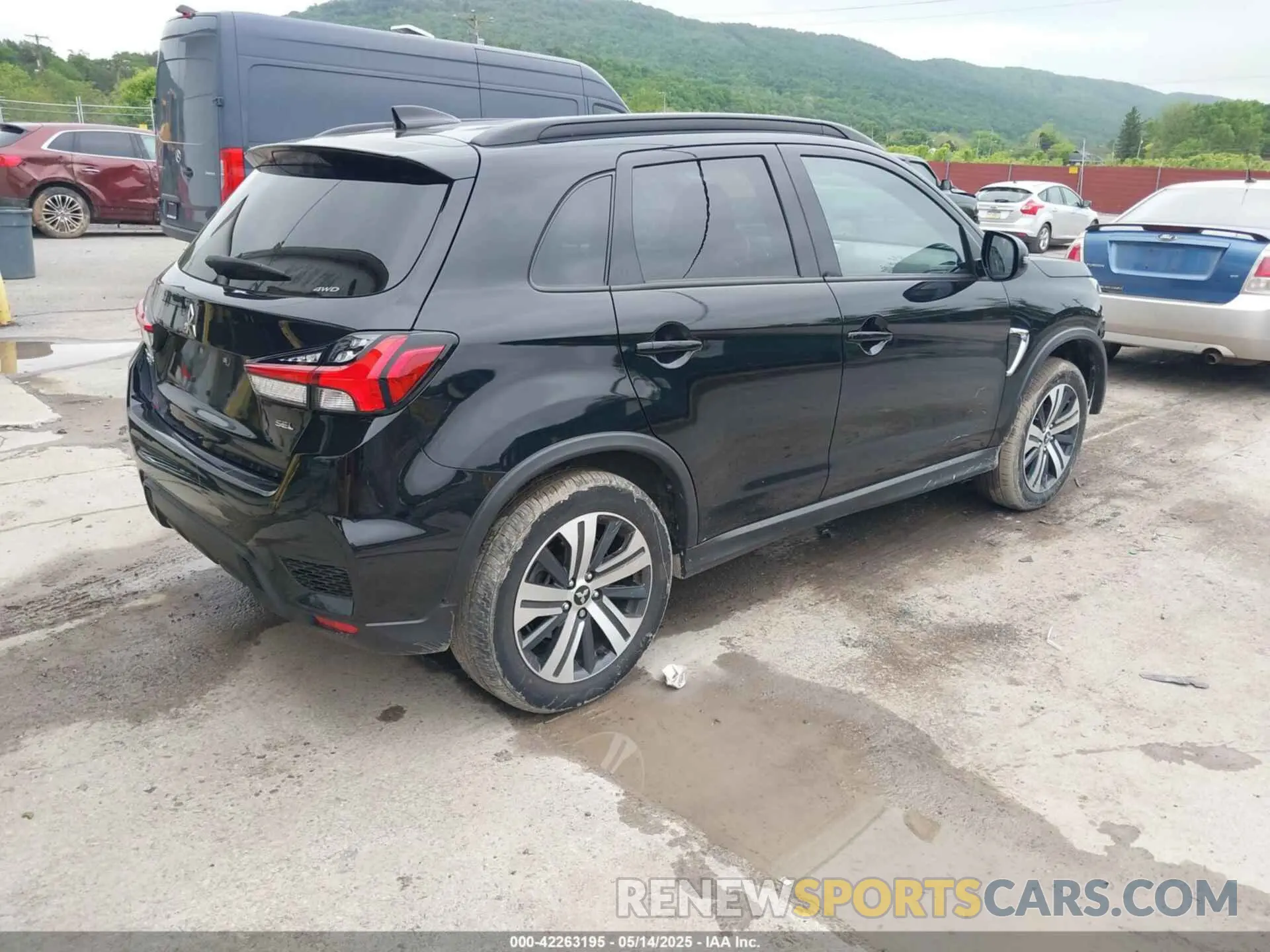 4 Photograph of a damaged car JA4ARVAW8RU009720 MITSUBISHI OUTLANDER SPORT 2024
