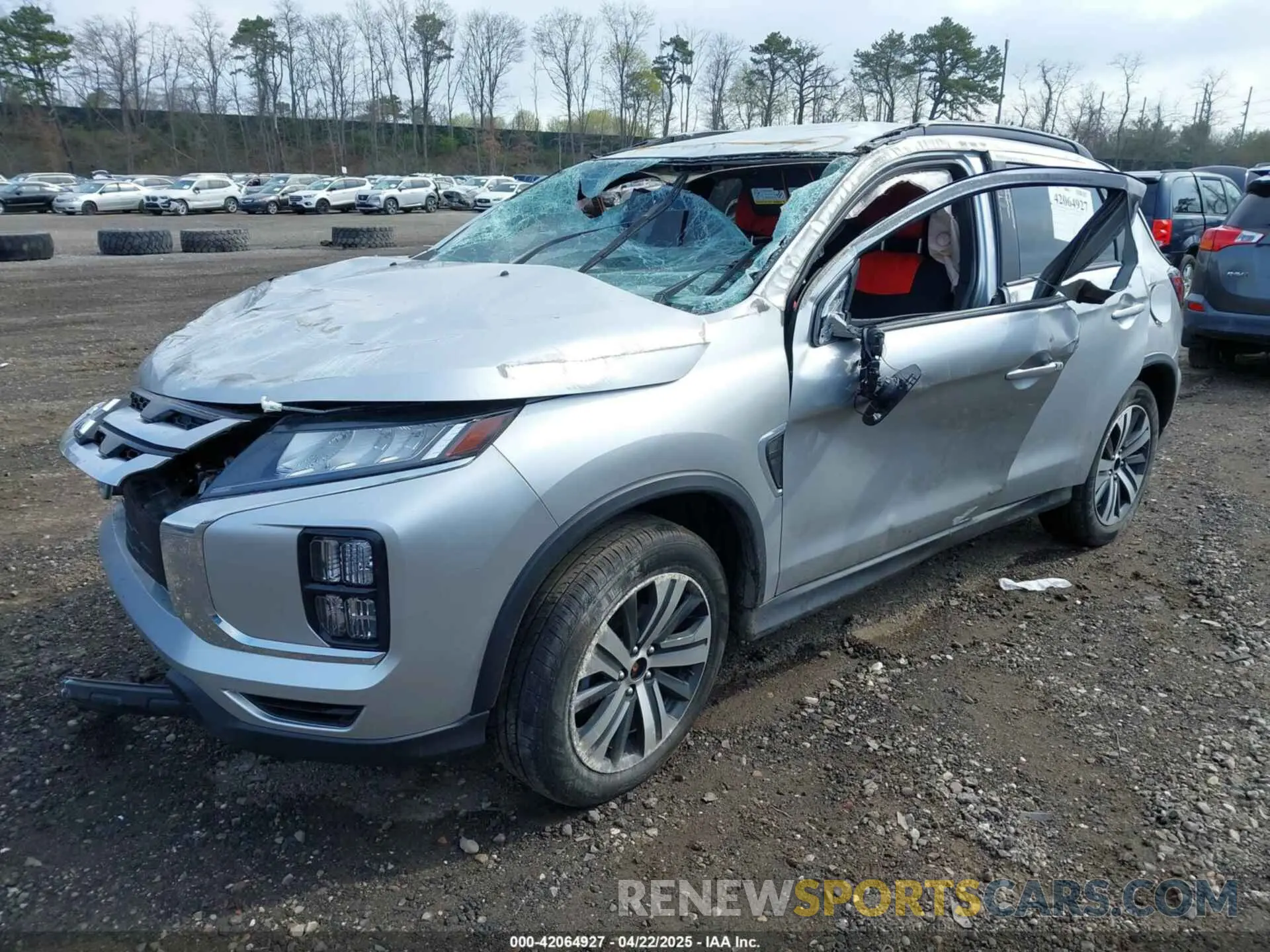 2 Photograph of a damaged car JA4ARVAWXRU011842 MITSUBISHI OUTLANDER SPORT 2024