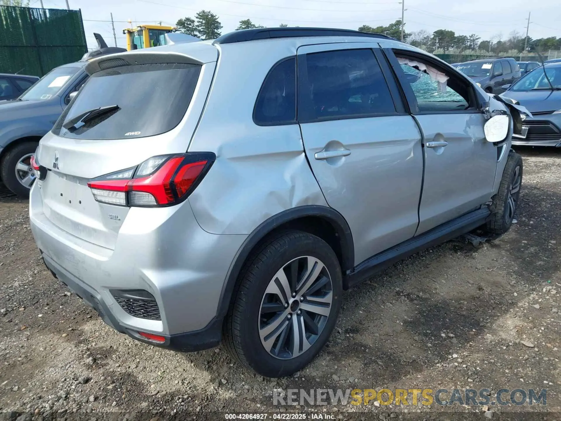4 Photograph of a damaged car JA4ARVAWXRU011842 MITSUBISHI OUTLANDER SPORT 2024