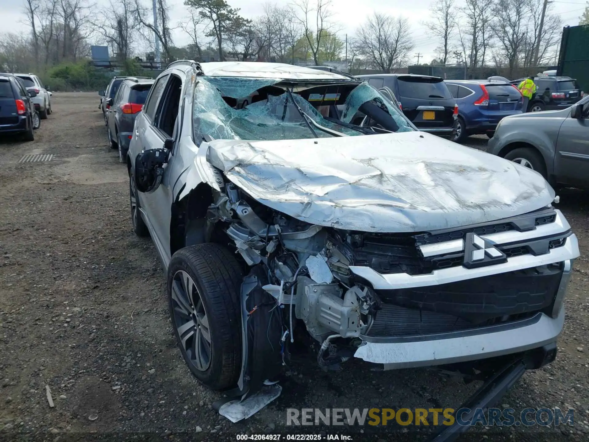 6 Photograph of a damaged car JA4ARVAWXRU011842 MITSUBISHI OUTLANDER SPORT 2024