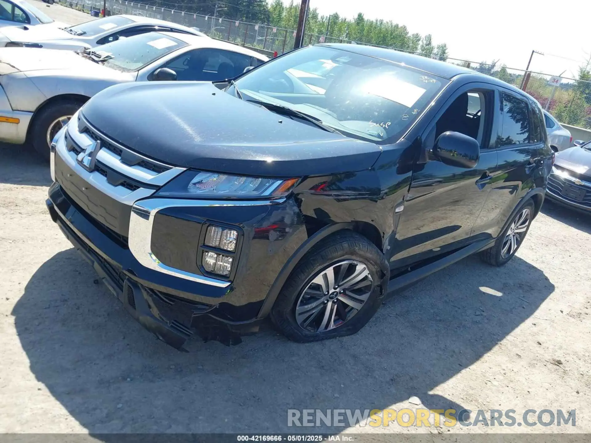 2 Photograph of a damaged car JA4ARUAU1SU003997 MITSUBISHI OUTLANDER SPORT 2025