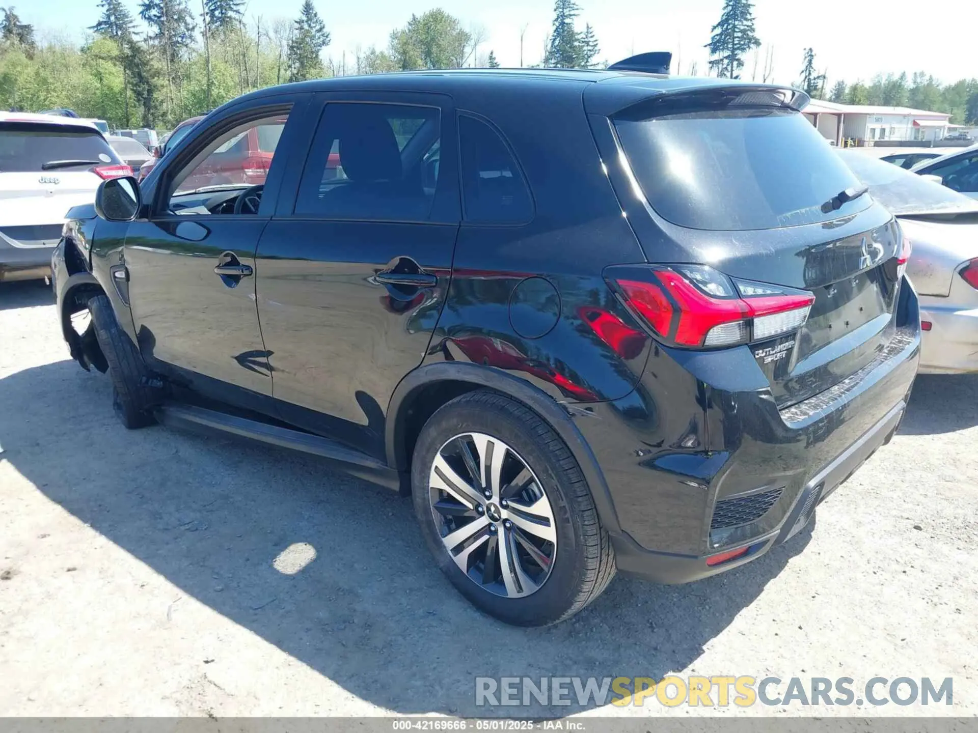 3 Photograph of a damaged car JA4ARUAU1SU003997 MITSUBISHI OUTLANDER SPORT 2025