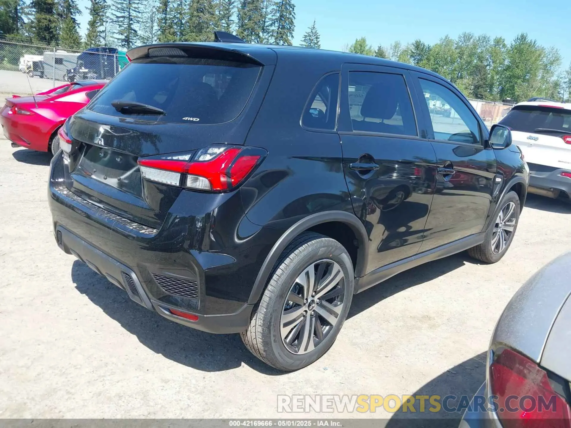 4 Photograph of a damaged car JA4ARUAU1SU003997 MITSUBISHI OUTLANDER SPORT 2025