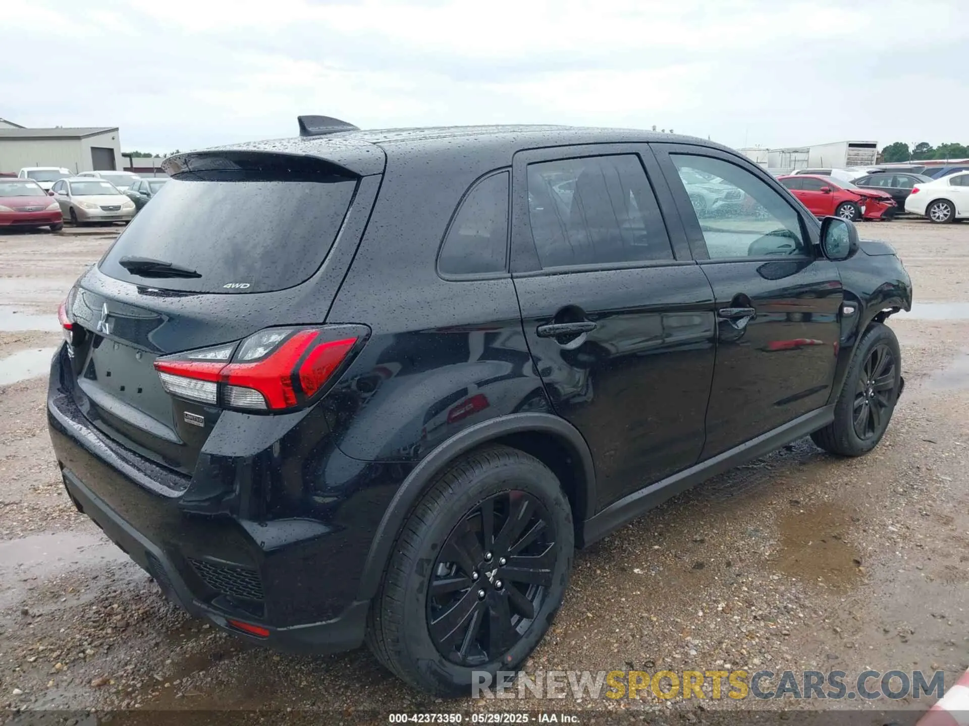 4 Photograph of a damaged car JA4ARUAU5SU001492 MITSUBISHI OUTLANDER SPORT 2025