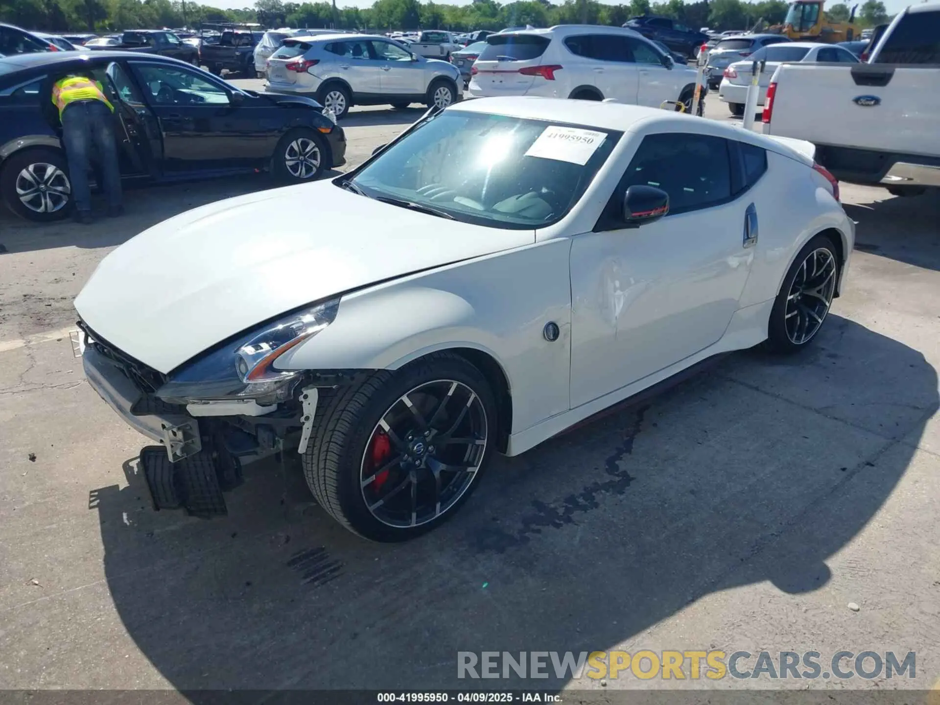2 Photograph of a damaged car JN1AZ4EH1KM420123 NISSAN 370Z 2019