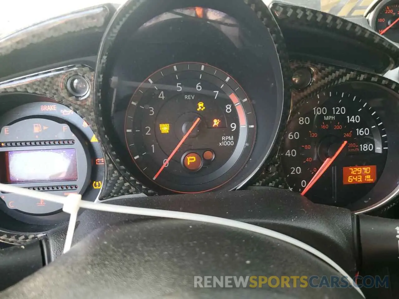 9 Photograph of a damaged car JN1AZ4EH4KM422304 NISSAN 370Z 2019