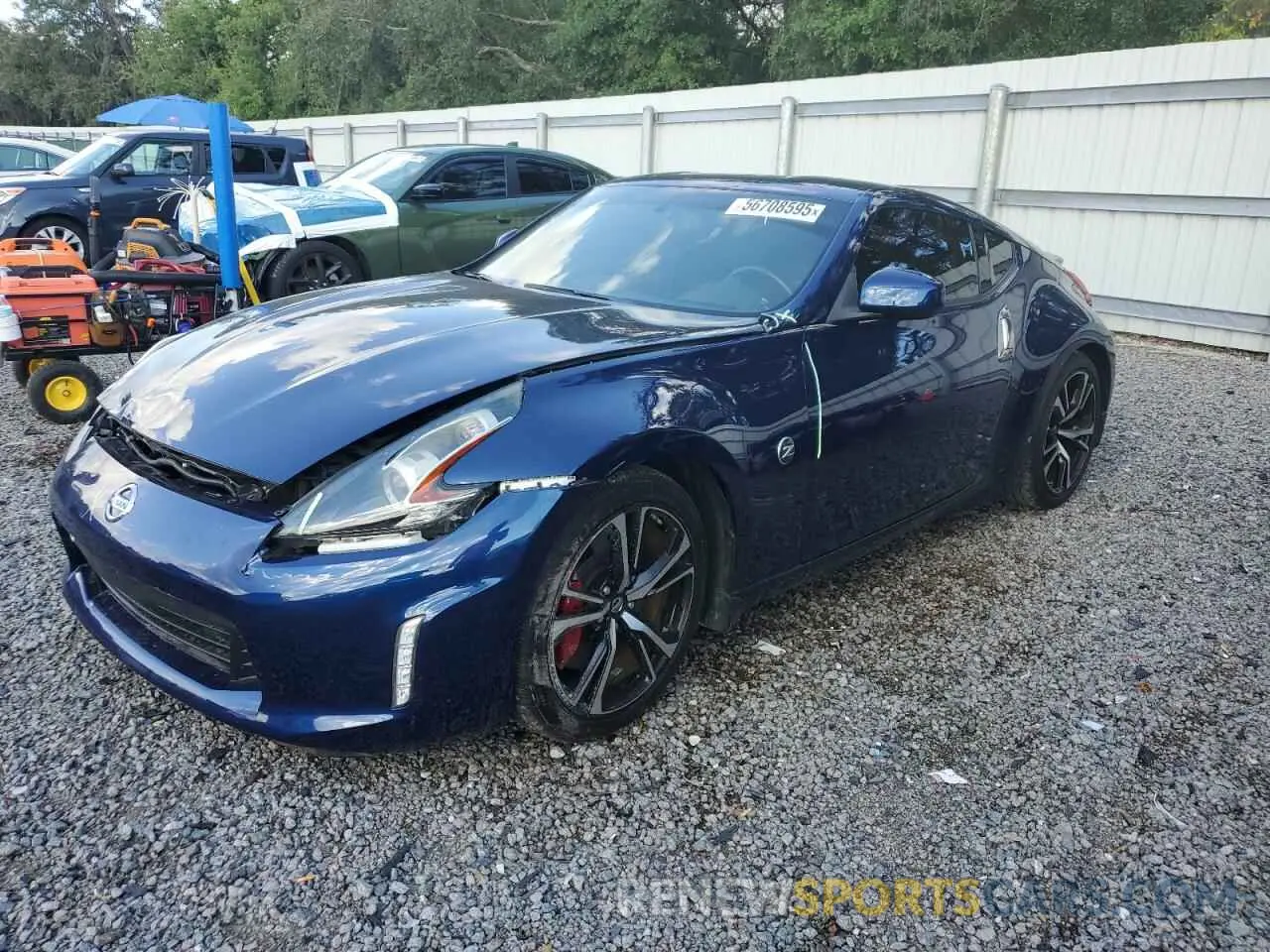 1 Photograph of a damaged car JN1AZ4EH8KM420295 NISSAN 370Z 2019