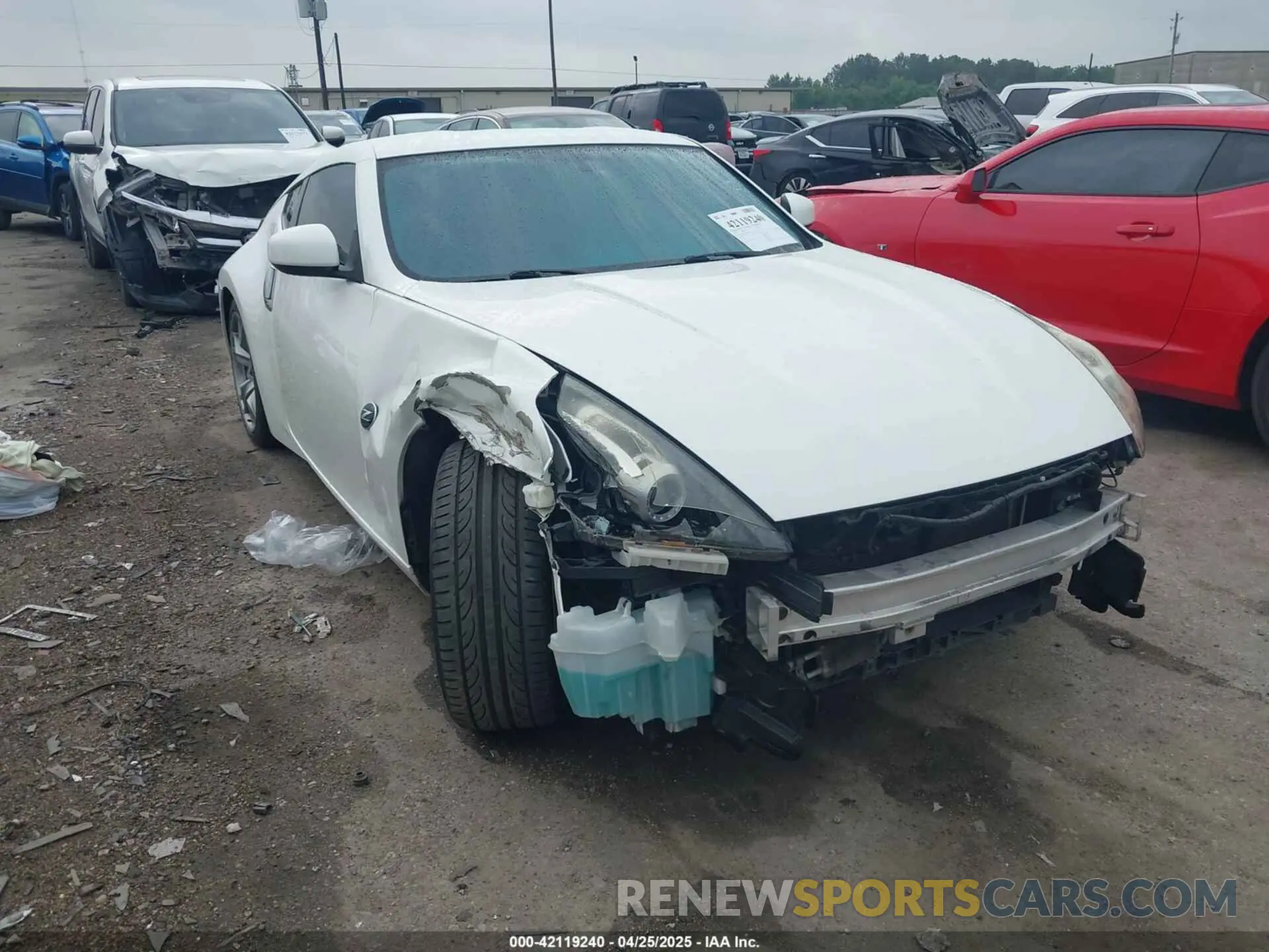 1 Photograph of a damaged car JN1AZ4EH8KM420720 NISSAN 370Z 2019