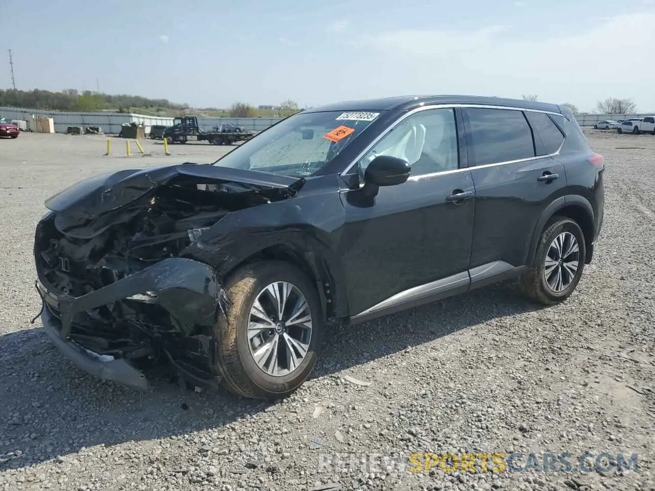 1 Photograph of a damaged car JN8AT3BB9MW215363 NISSAN All Models 2021