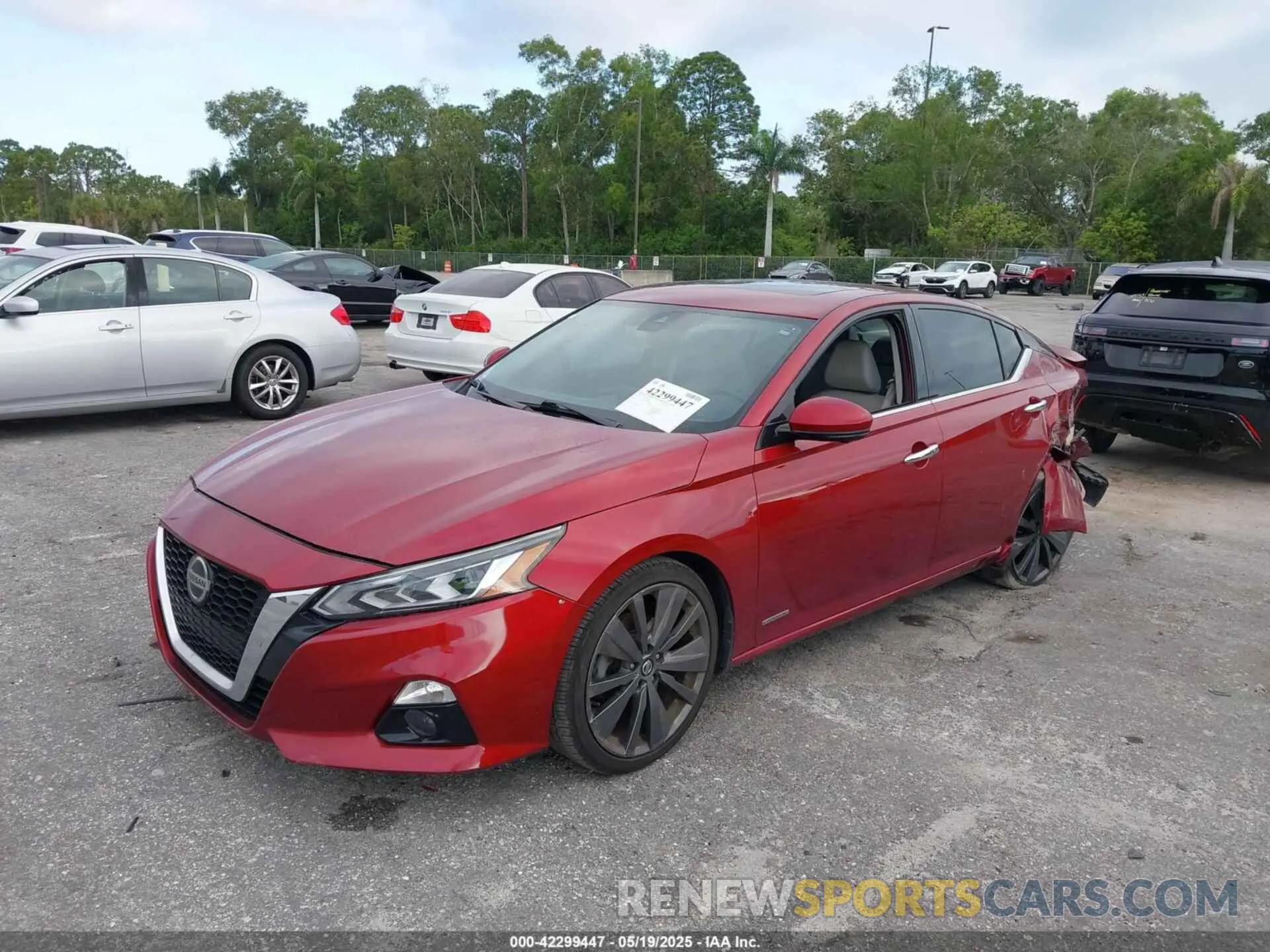2 Photograph of a damaged car 1N4AL4FV3KC107444 NISSAN ALTIMA 2019