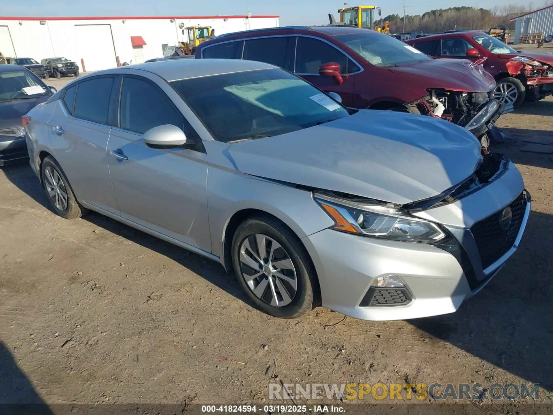 1 Photograph of a damaged car 1N4BL4BV0KC186887 NISSAN ALTIMA 2019
