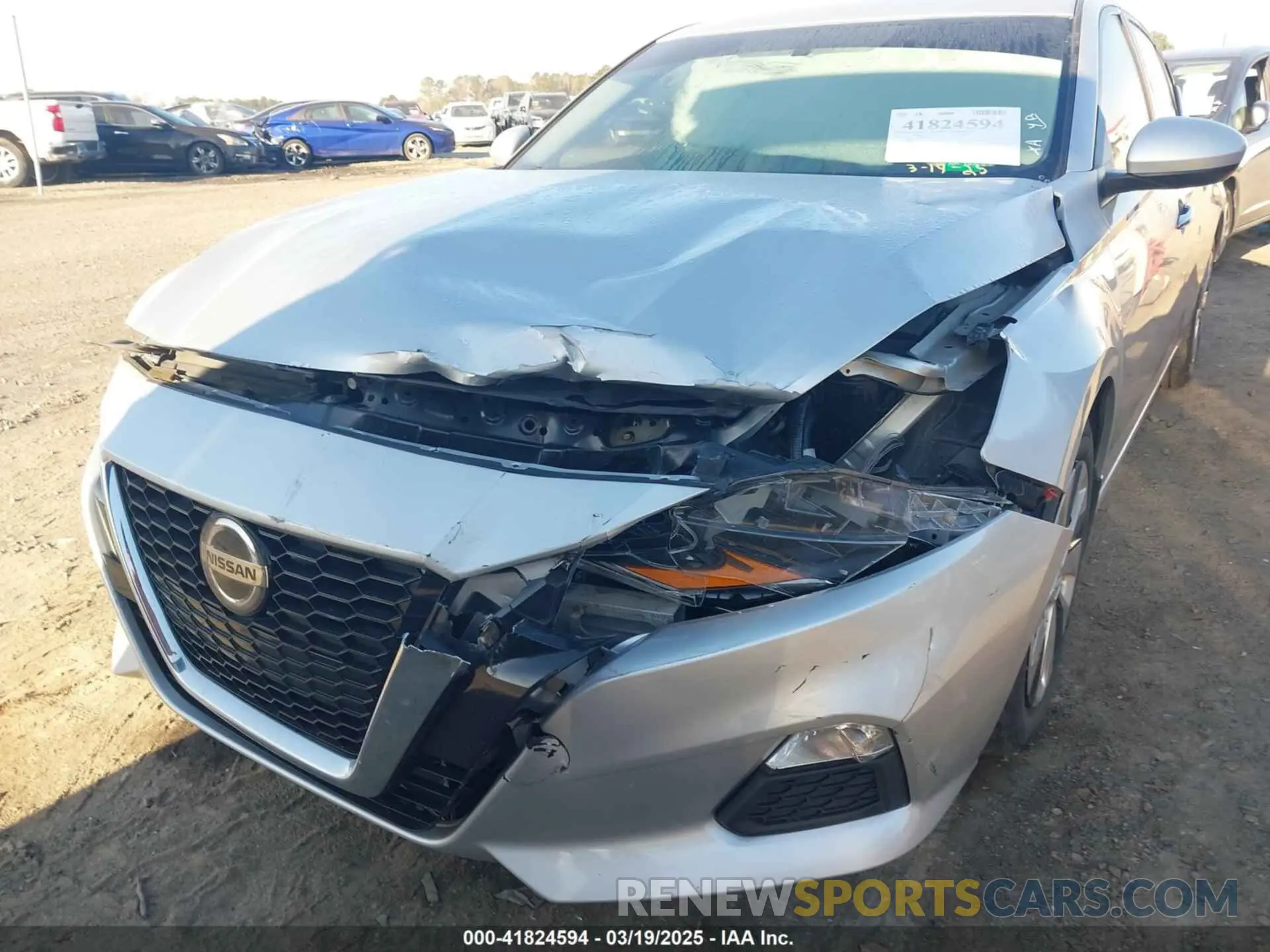 6 Photograph of a damaged car 1N4BL4BV0KC186887 NISSAN ALTIMA 2019