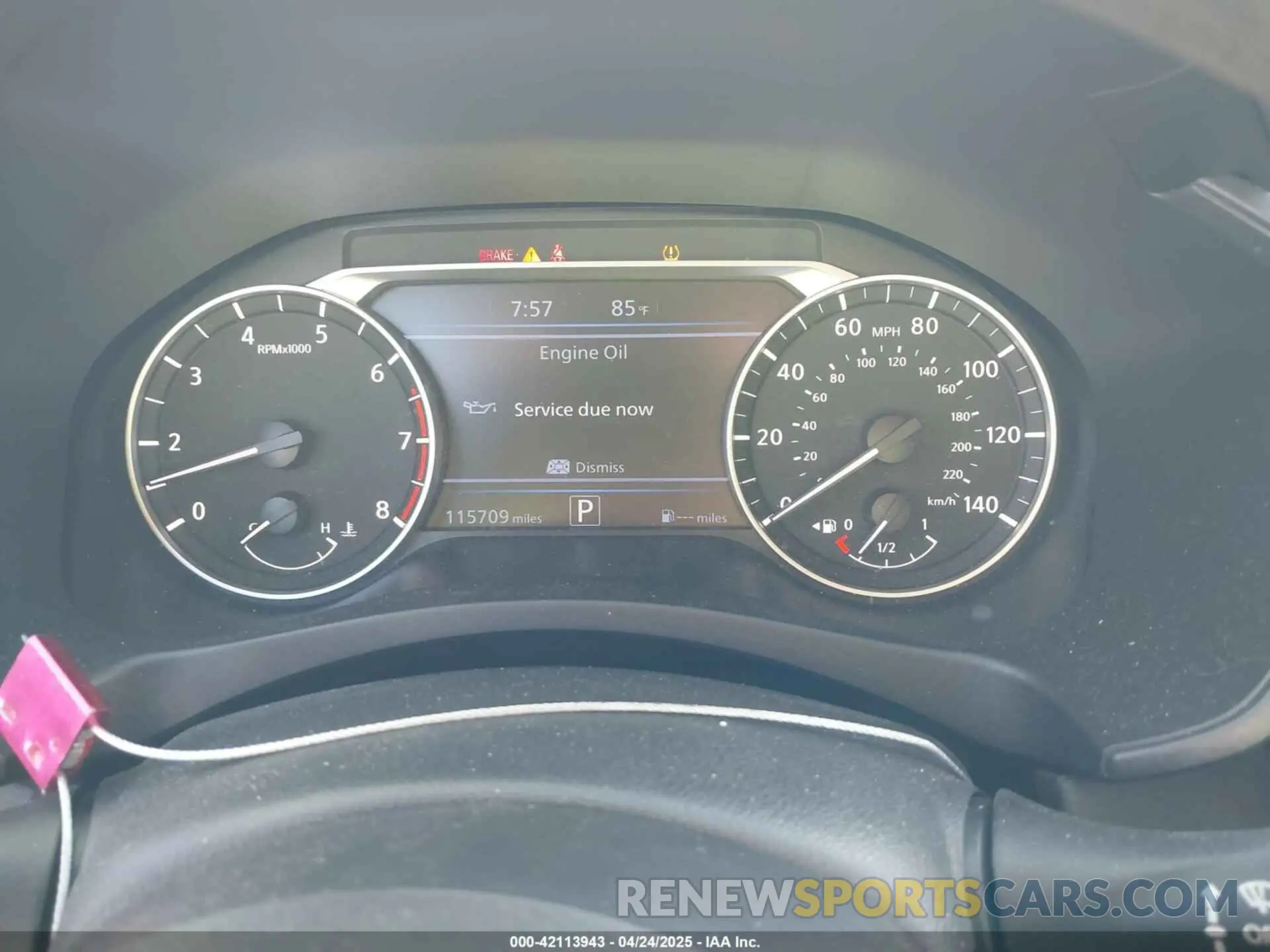 7 Photograph of a damaged car 1N4BL4BV1KC216513 NISSAN ALTIMA 2019
