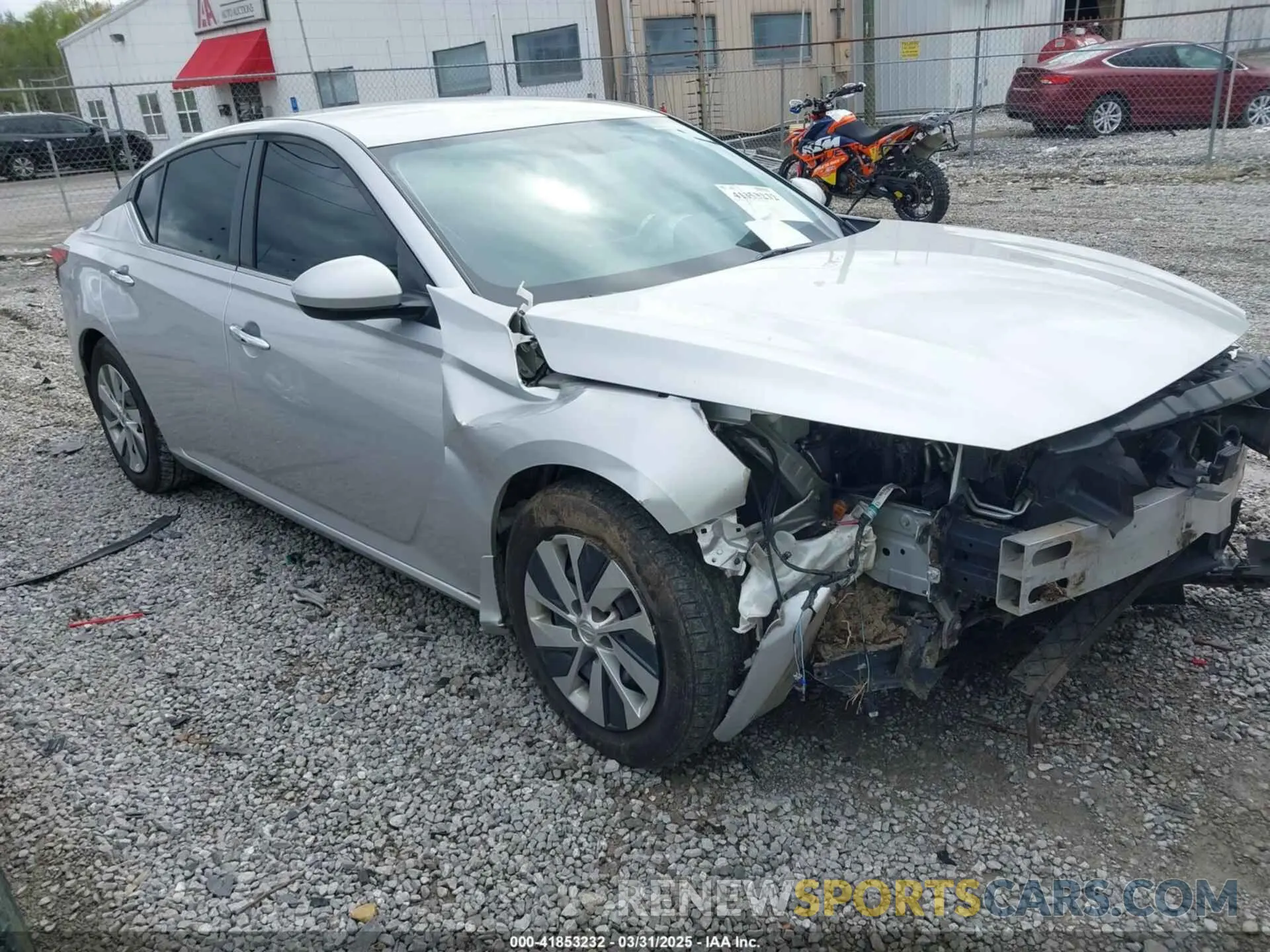 1 Photograph of a damaged car 1N4BL4BV1KC219217 NISSAN ALTIMA 2019