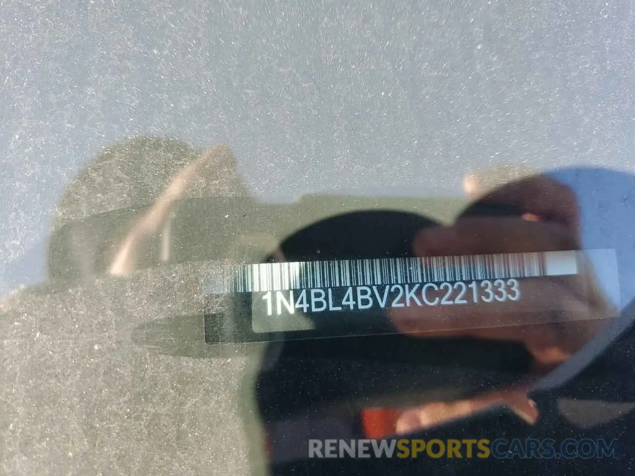 14 Photograph of a damaged car 1N4BL4BV2KC221333 NISSAN ALTIMA 2019