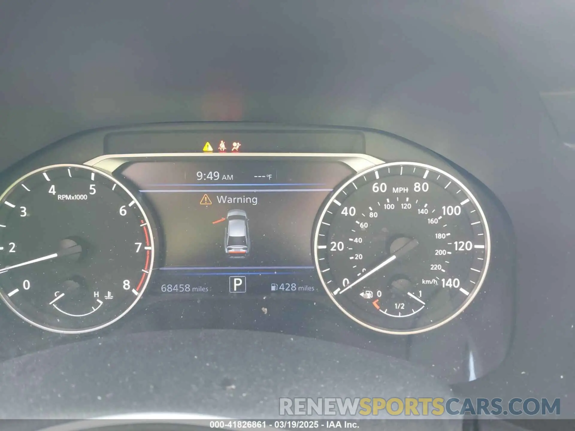 7 Photograph of a damaged car 1N4BL4BV4KC105373 NISSAN ALTIMA 2019