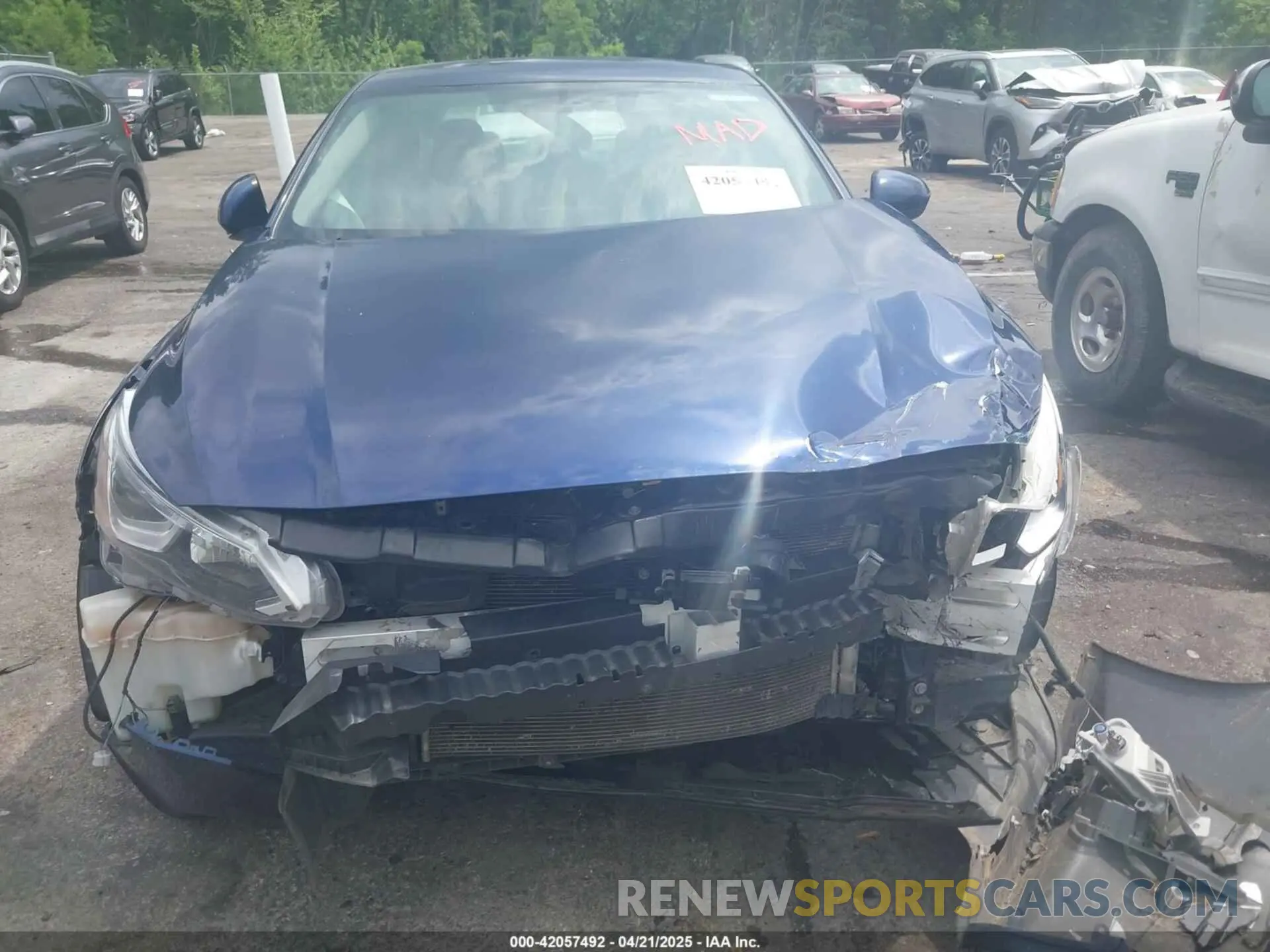 12 Photograph of a damaged car 1N4BL4BV5KC237901 NISSAN ALTIMA 2019