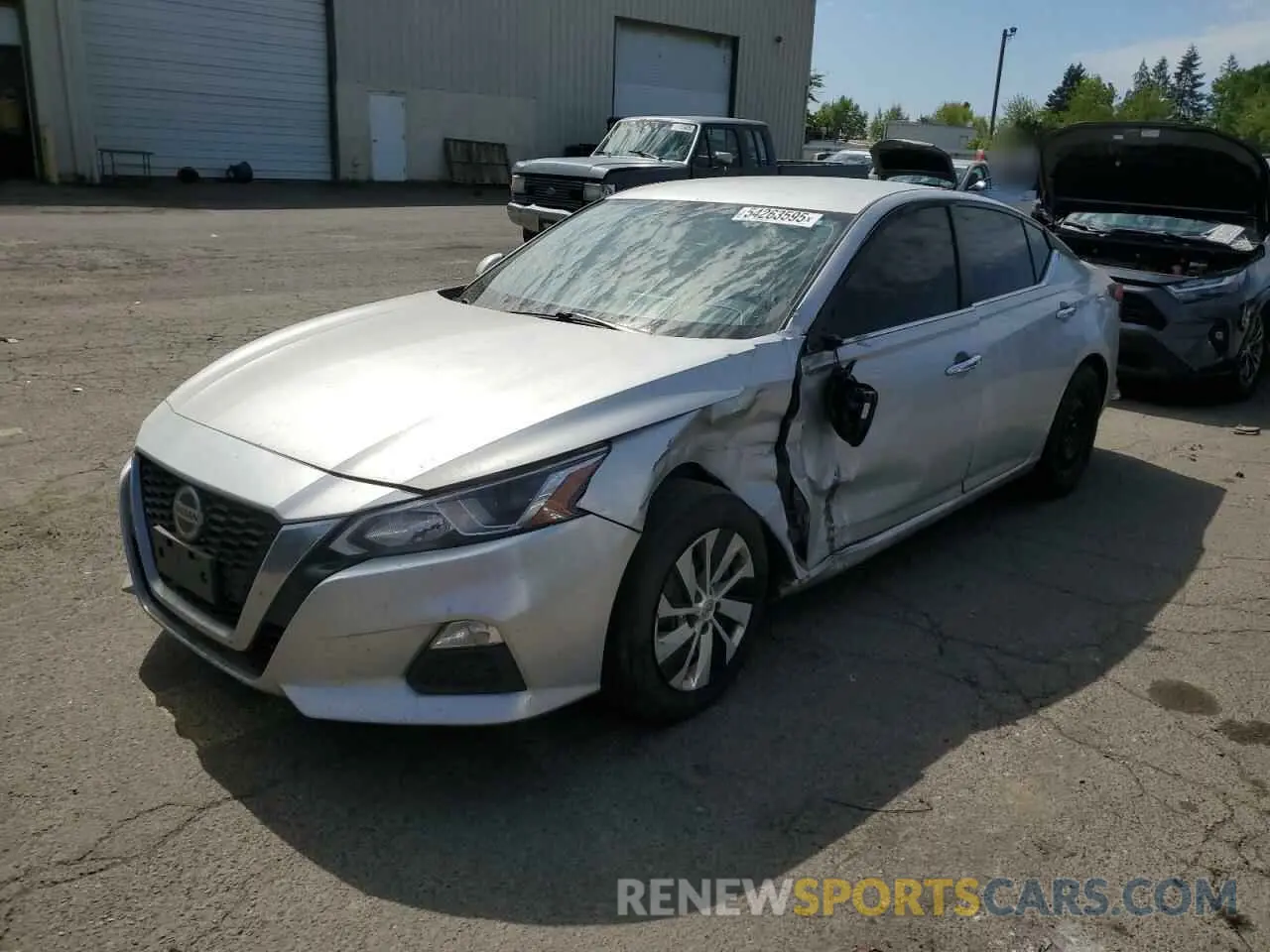 1 Photograph of a damaged car 1N4BL4BV7KC125763 NISSAN ALTIMA 2019