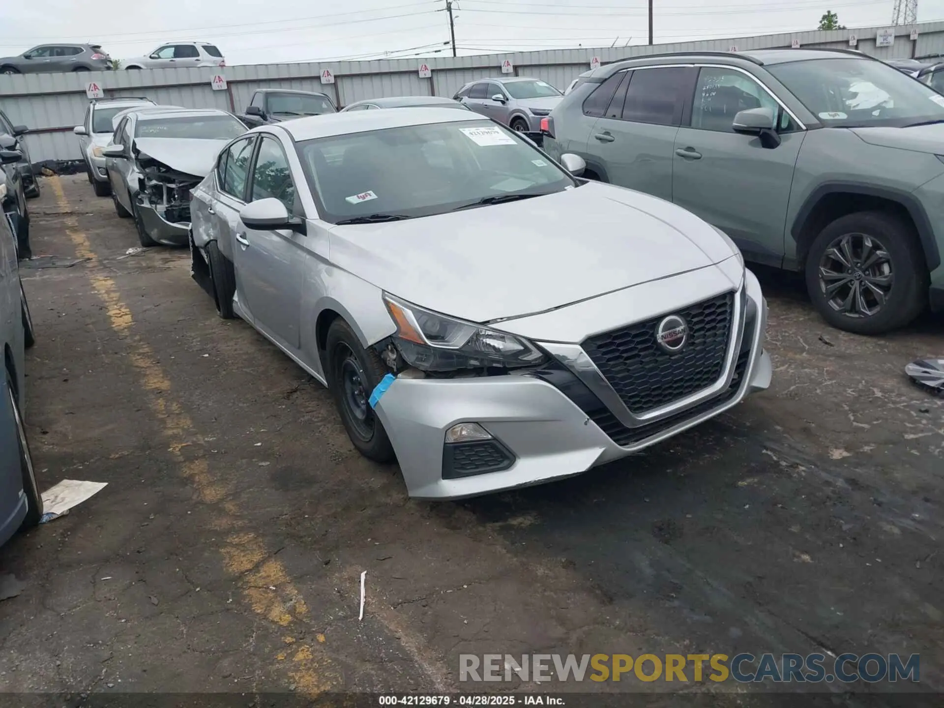 1 Photograph of a damaged car 1N4BL4BV7KC150369 NISSAN ALTIMA 2019