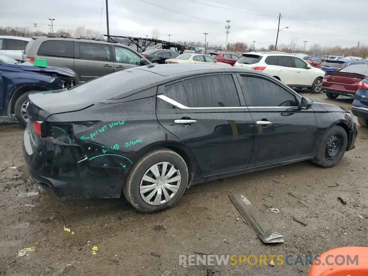 3 Photograph of a damaged car 1N4BL4BV7KC243747 NISSAN ALTIMA 2019