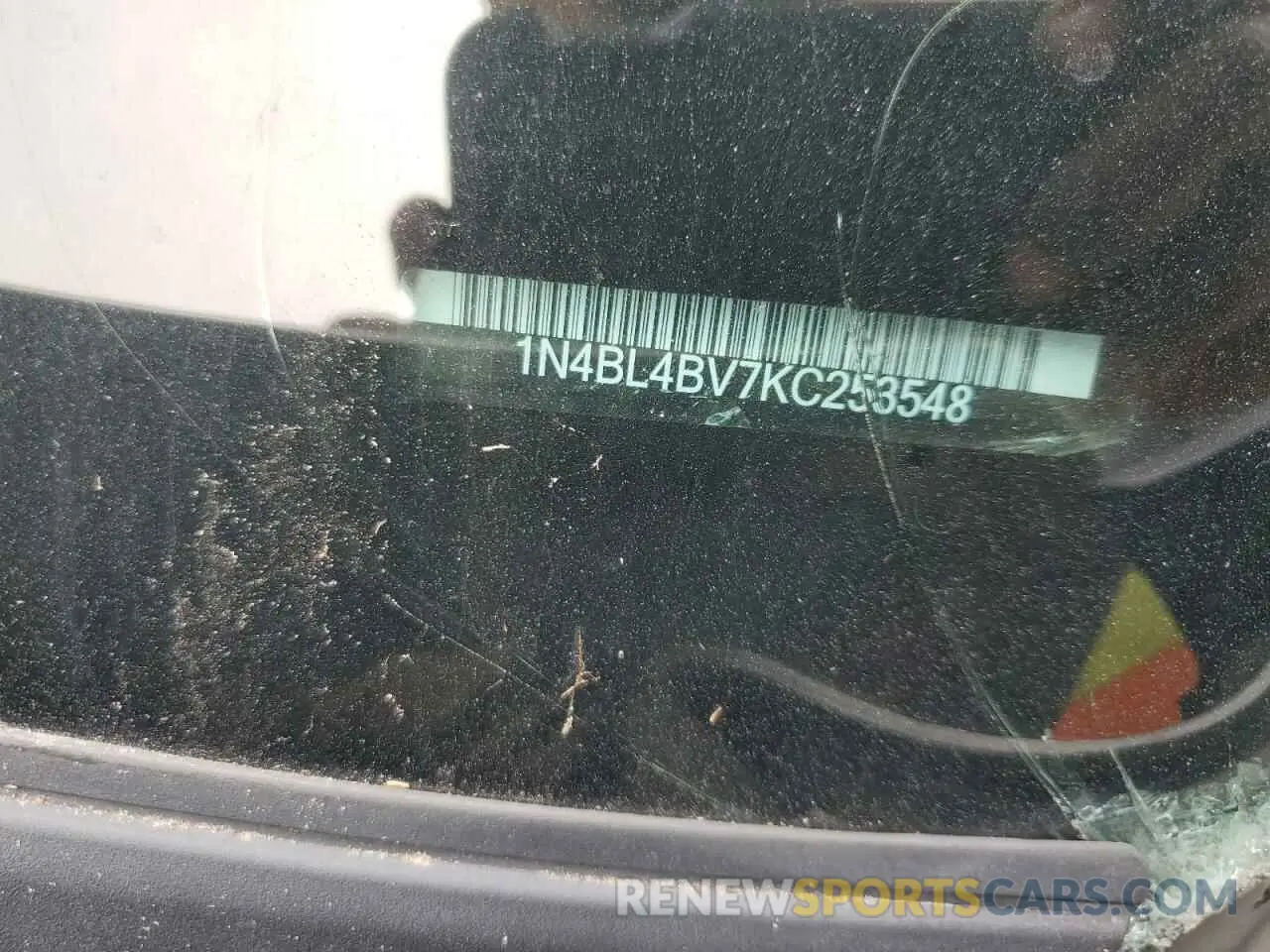 13 Photograph of a damaged car 1N4BL4BV7KC253548 NISSAN ALTIMA 2019
