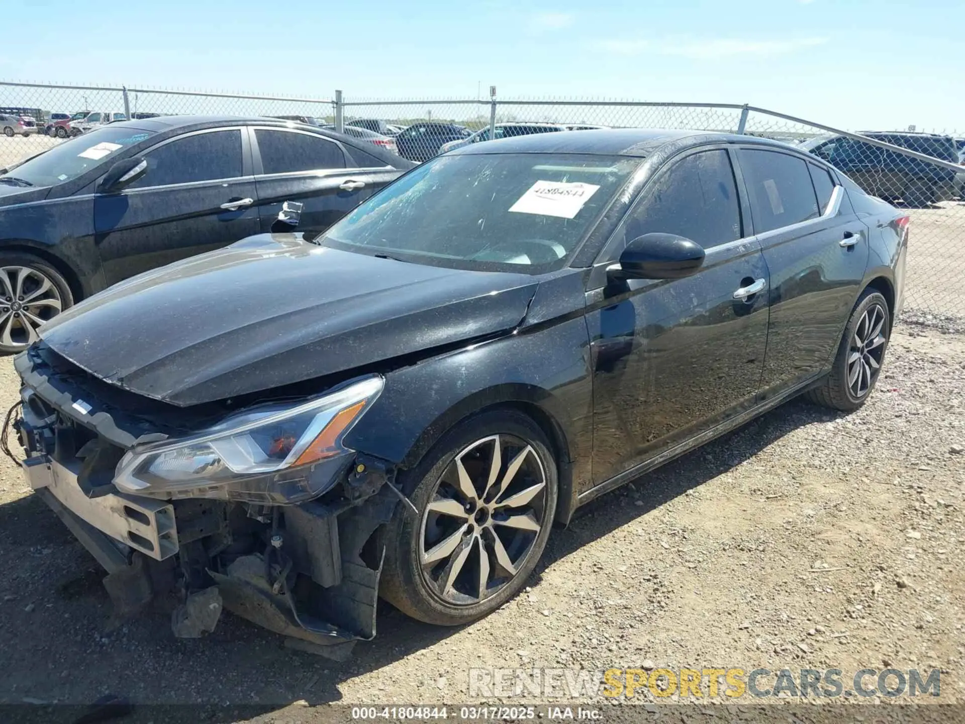 2 Photograph of a damaged car 1N4BL4BV7KN317477 NISSAN ALTIMA 2019