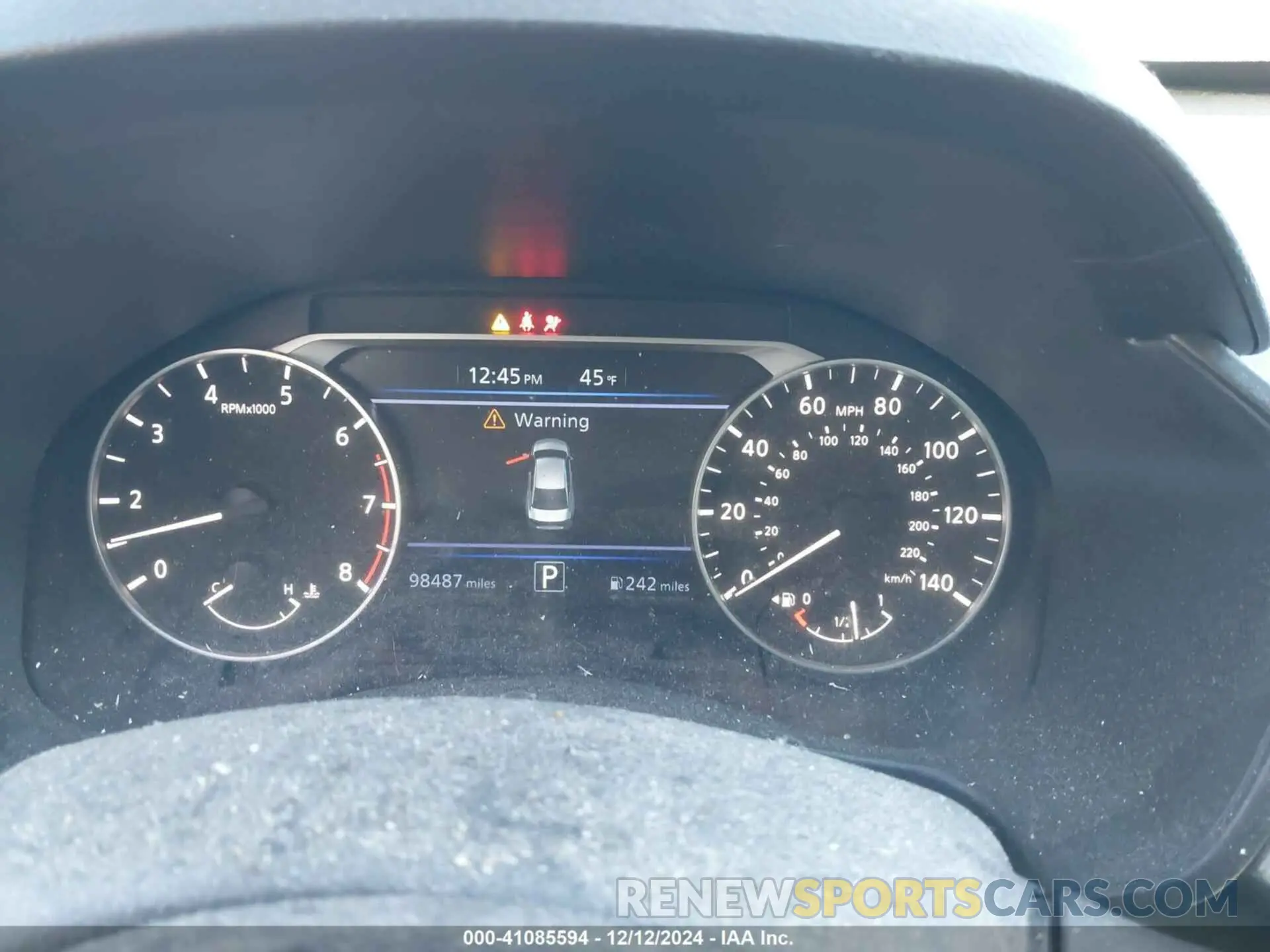 7 Photograph of a damaged car 1N4BL4BV8KC125657 NISSAN ALTIMA 2019