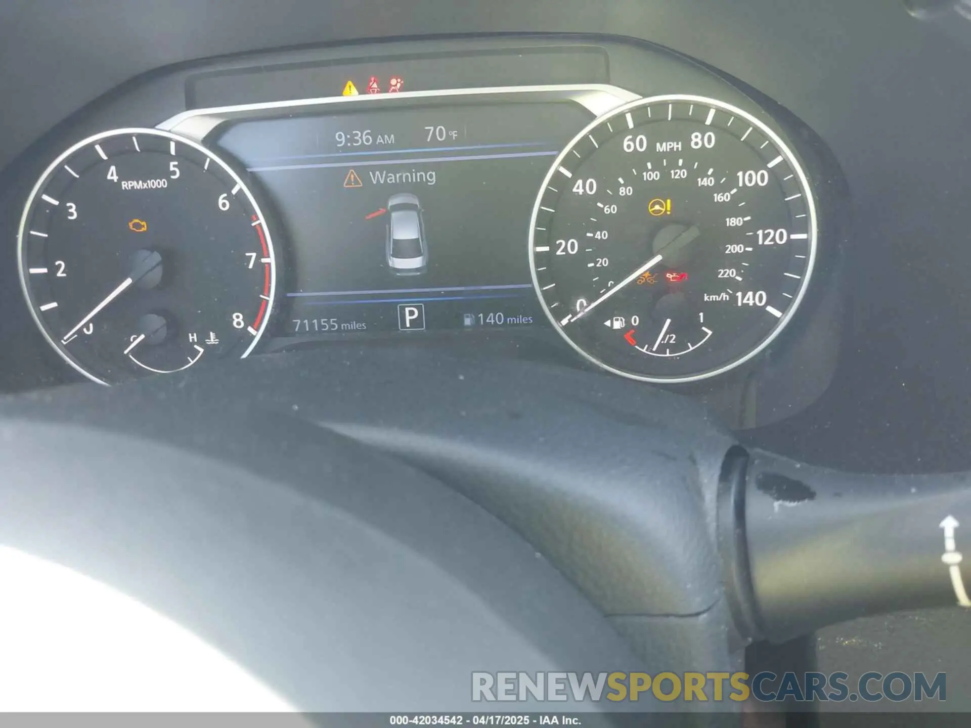 7 Photograph of a damaged car 1N4BL4BV8KC126033 NISSAN ALTIMA 2019